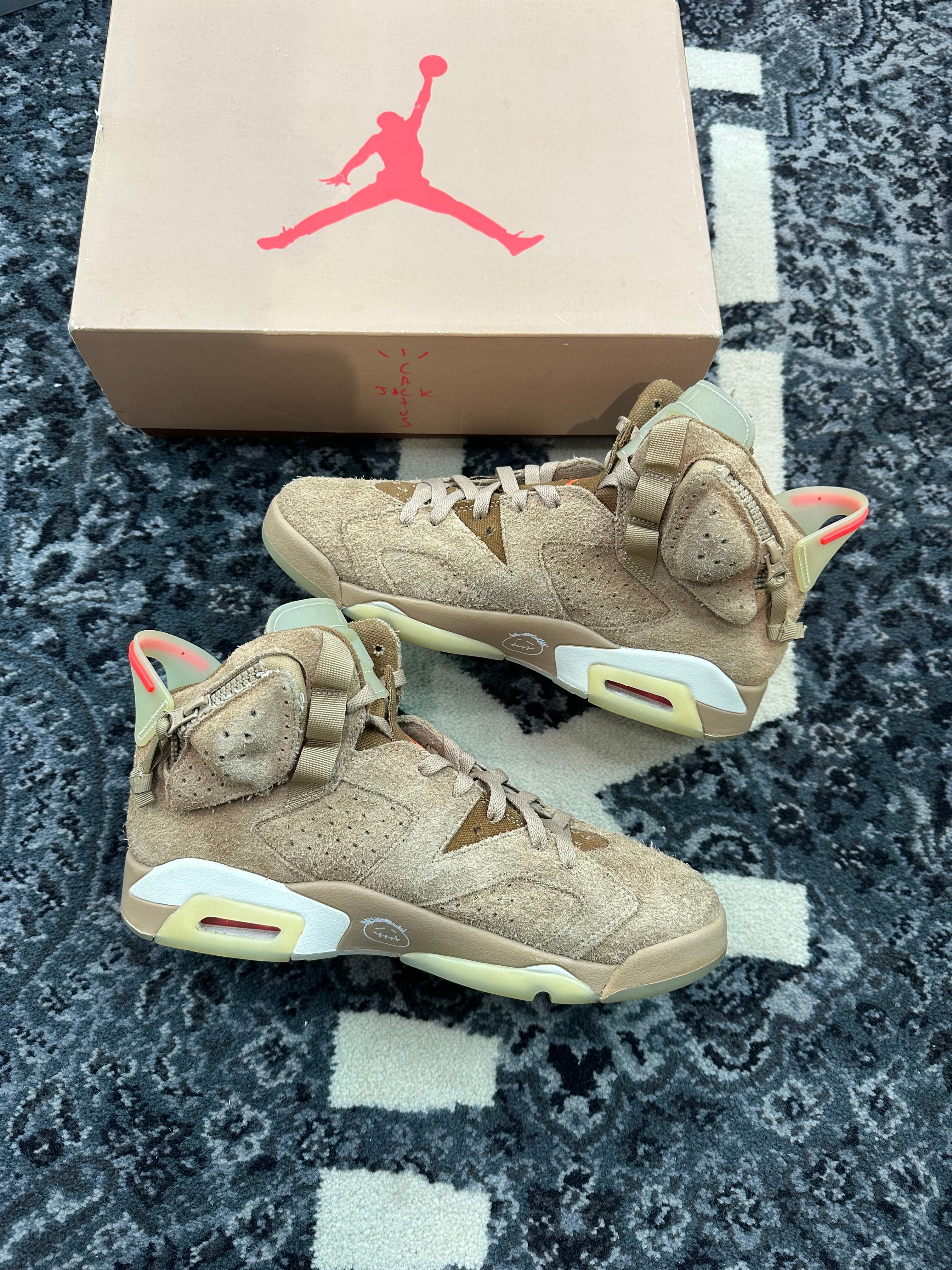 Jordan 6 Travis Scott “British Khaki”