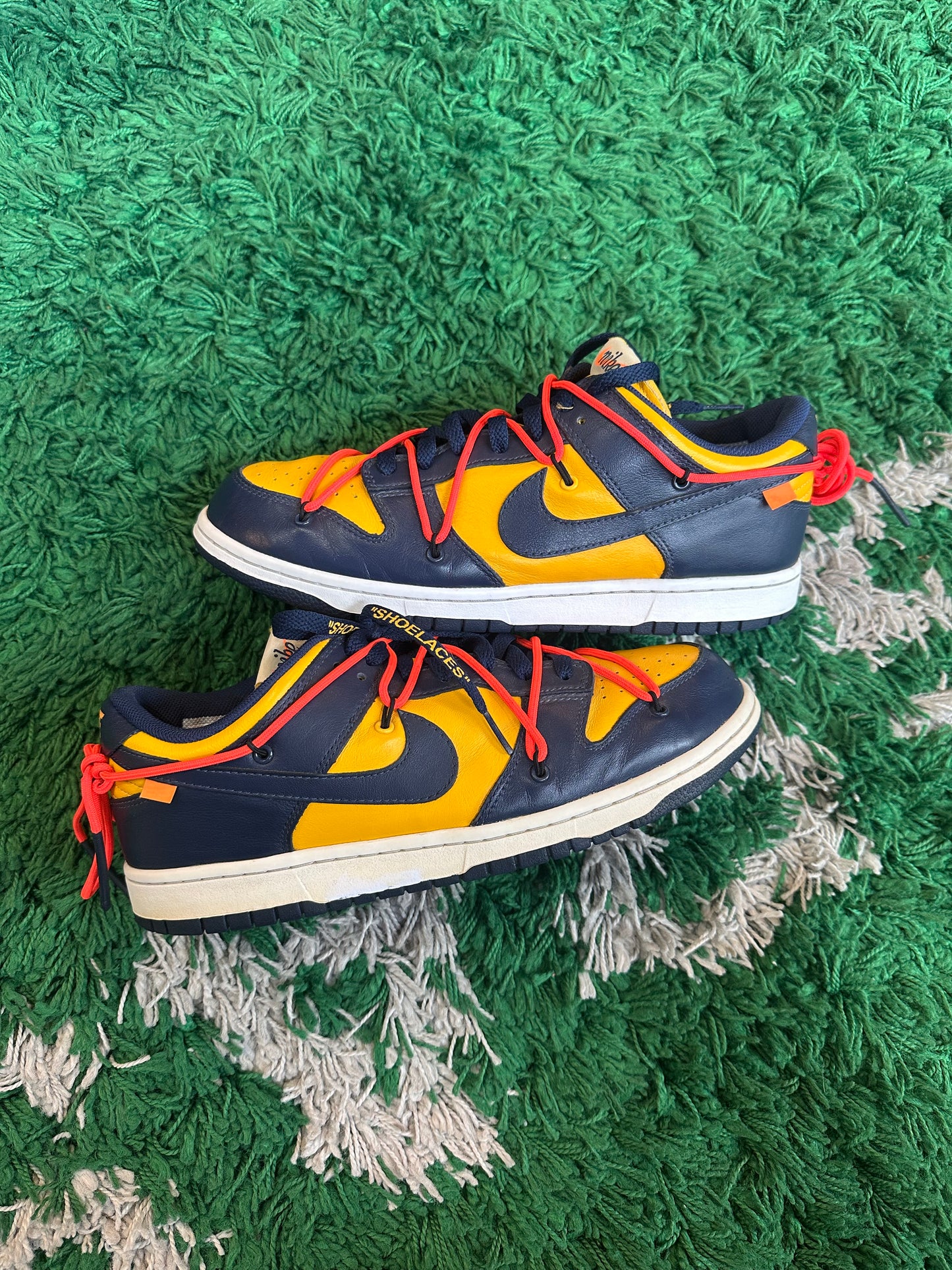 Nike Off White Dunk Low “Michigan”