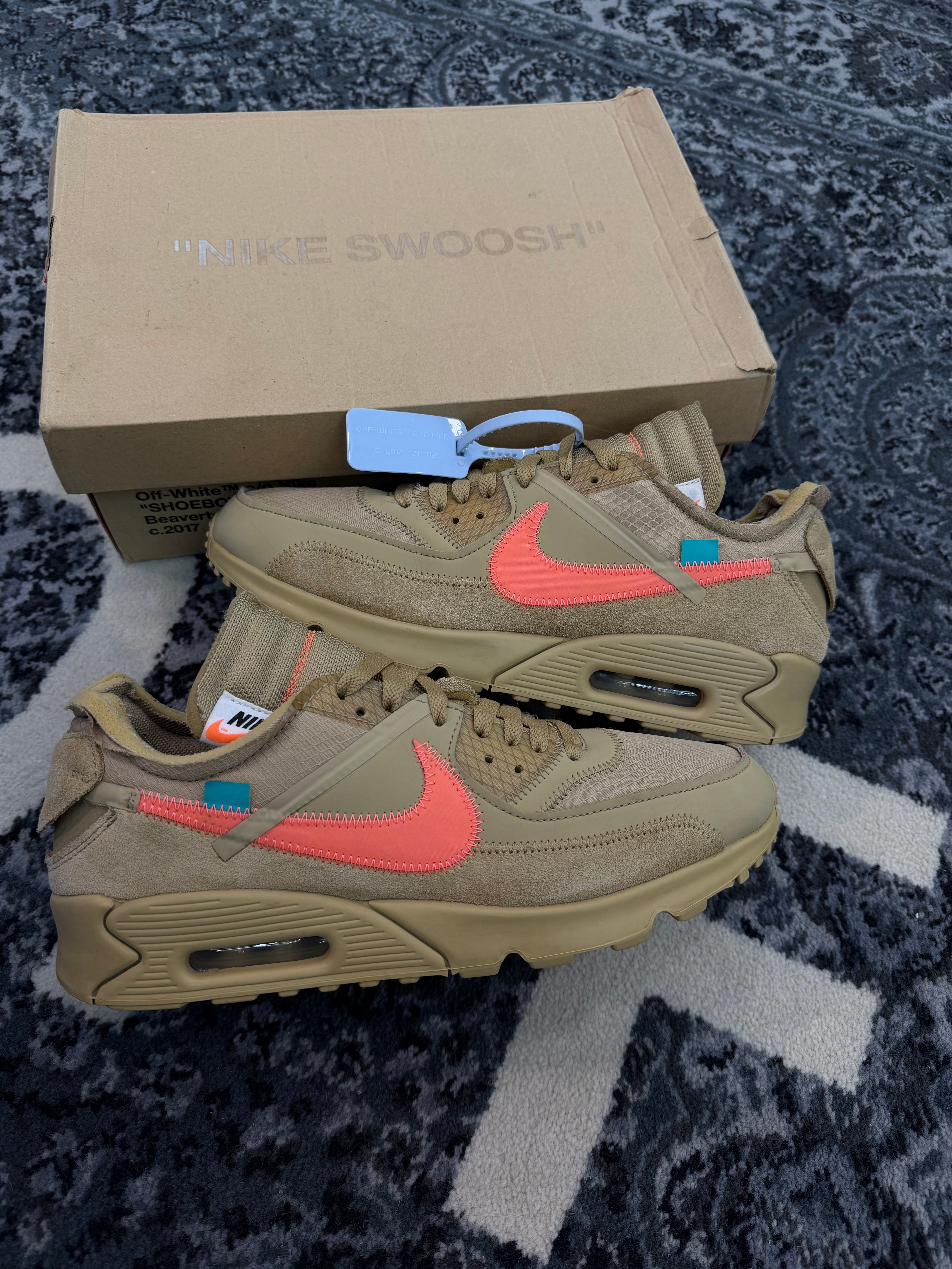 Nike Air Max 90 x Off White “Desert Ore”