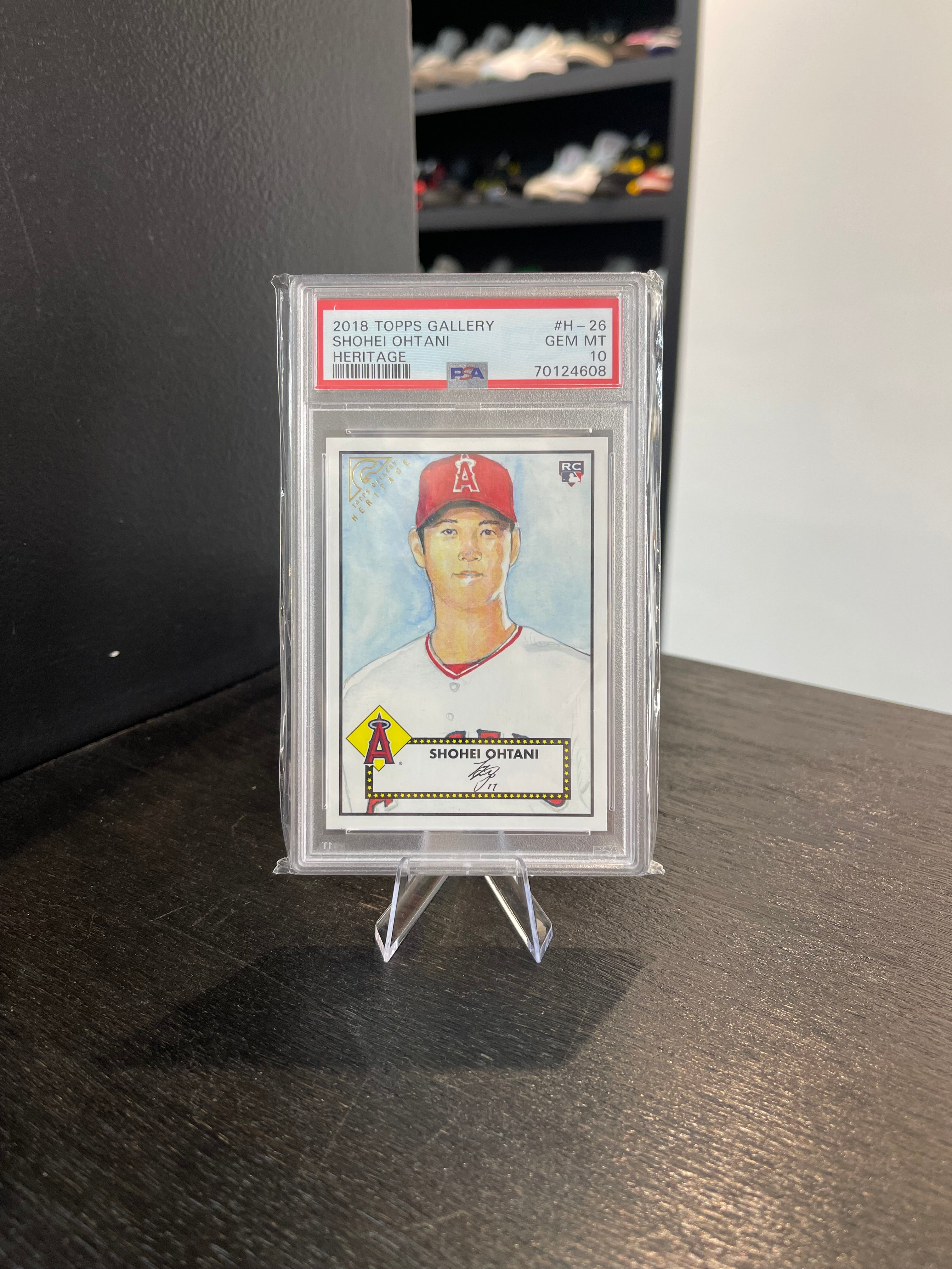 2018 Topps Gallery Shohei Ohtani Heritage PSA 10