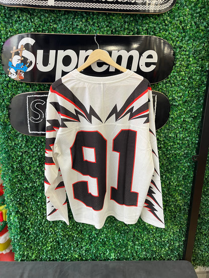 Eric Emanuel Mesh Jersey White Black