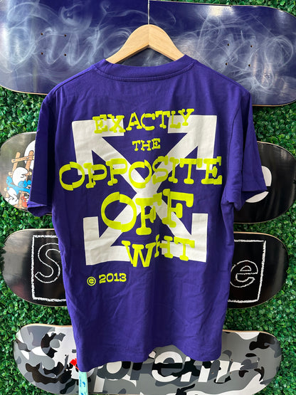 Off-White Opposite Arrow Tee “Purple”