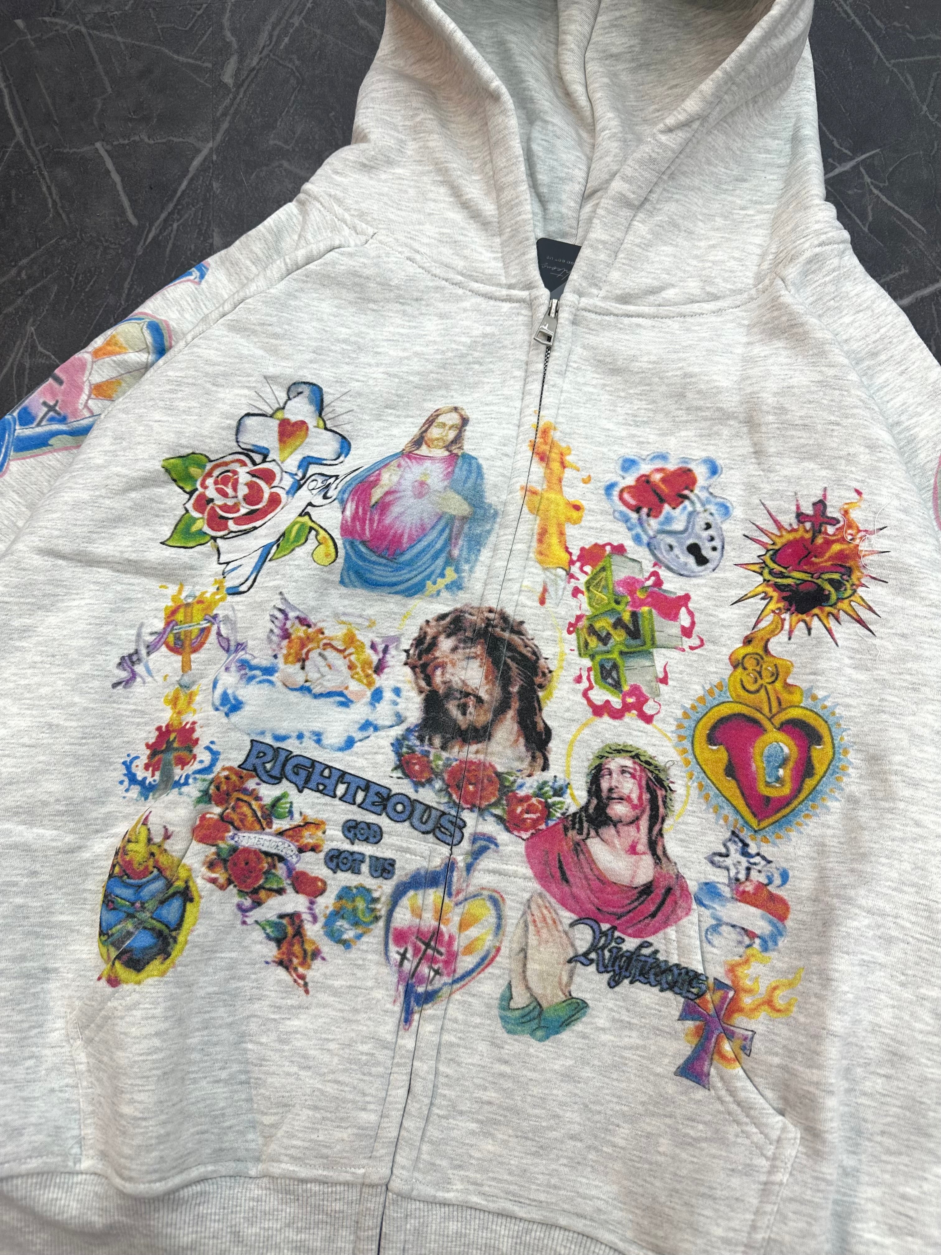 Righteous Zip Up “Grey”