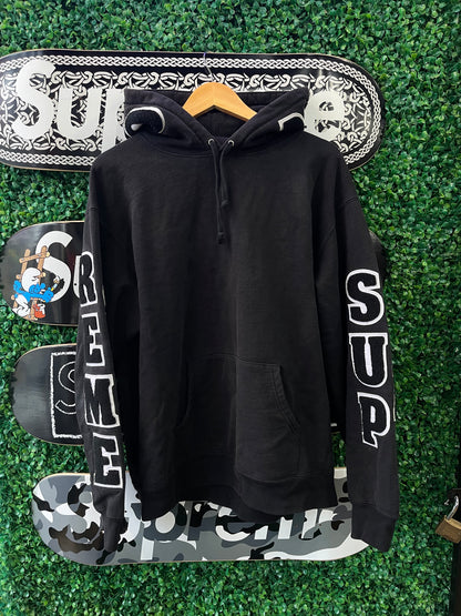 Supreme Chenile Hoodie “Black”