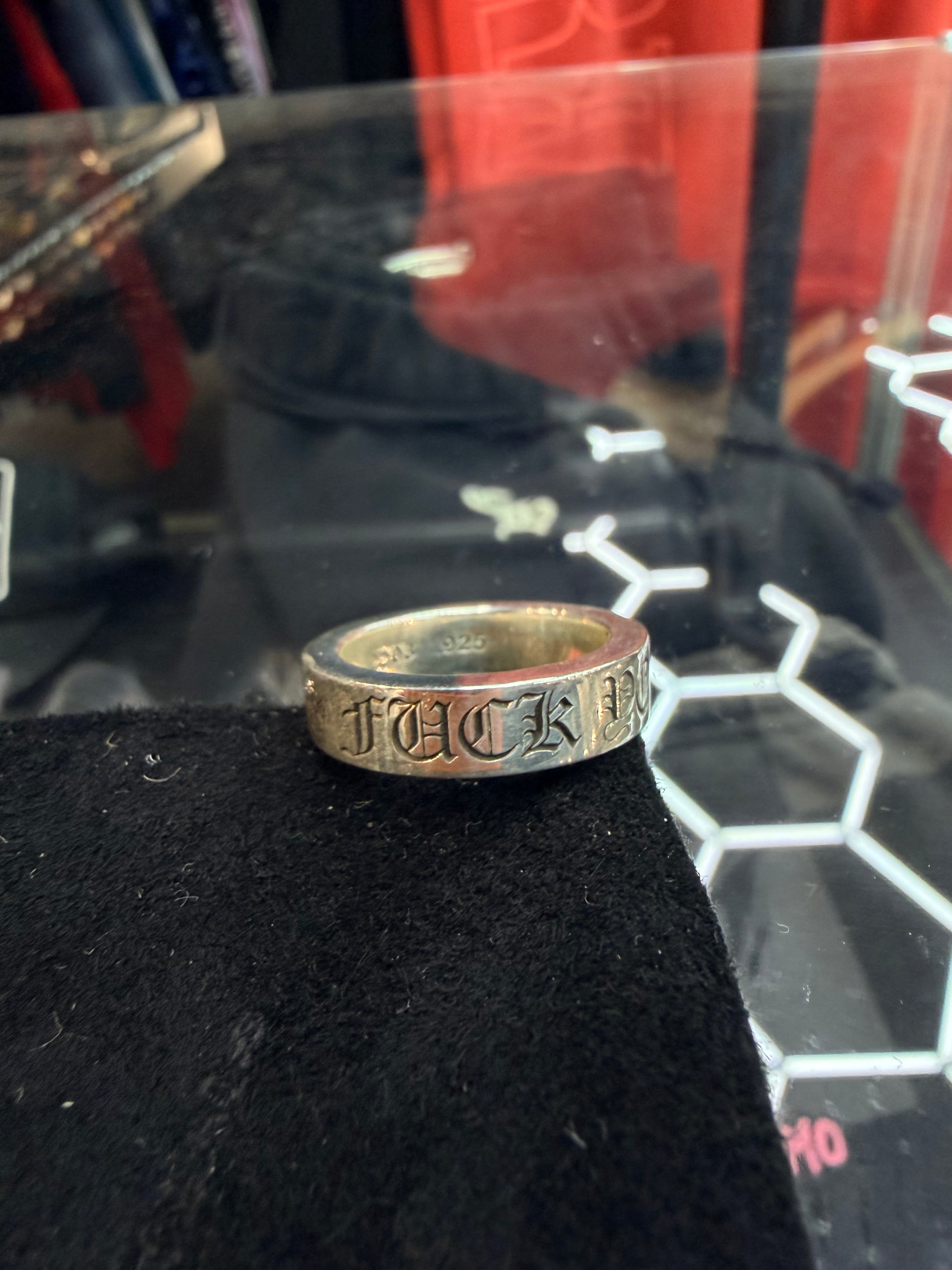 Chrome Hearts F*CK YOU Spacer Ring 6MM