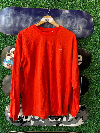 Supreme Small Box Logo L/S Tee “Orange”