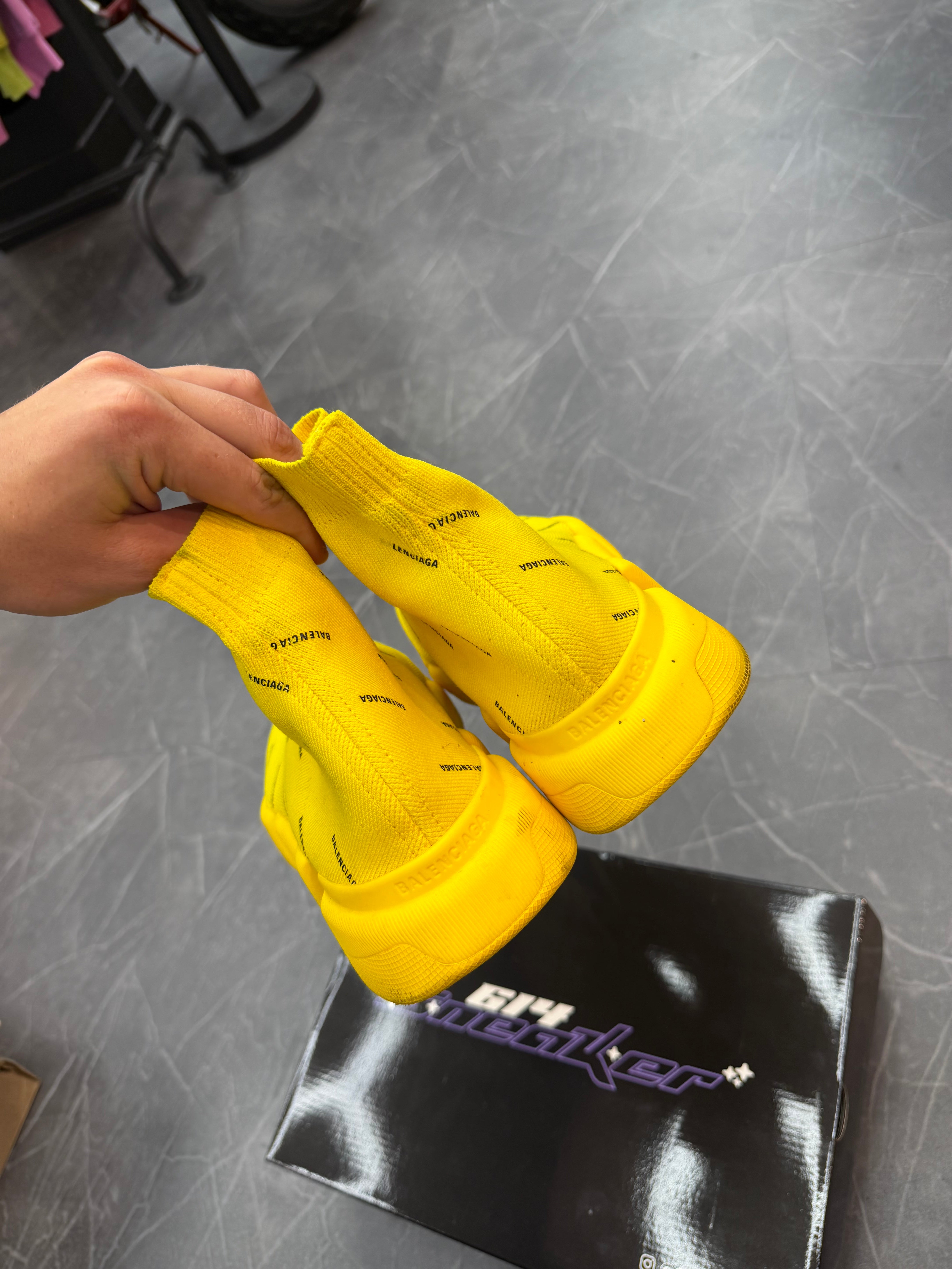 Balenciaga Speed / Sock Runner Yellow
