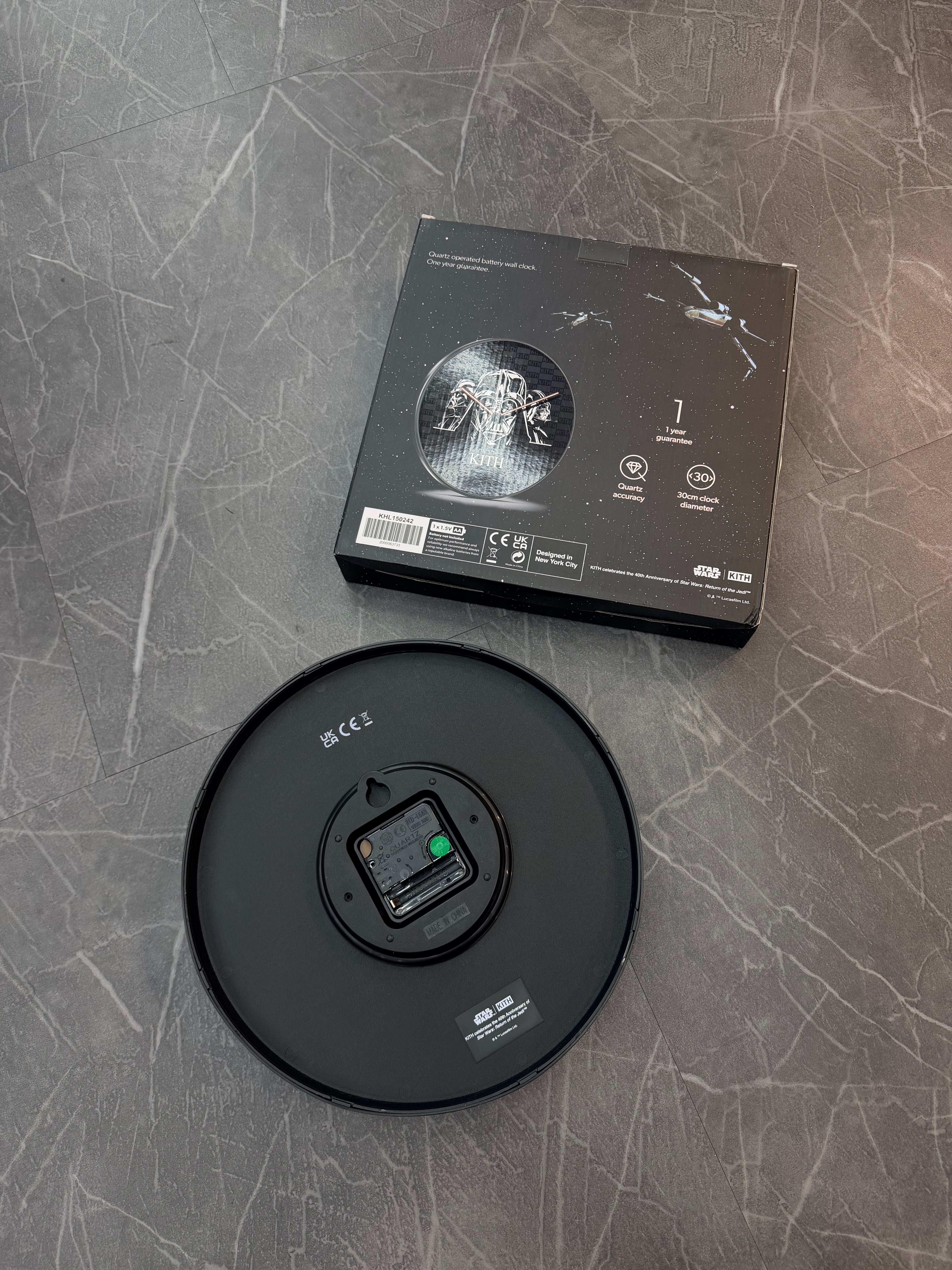 KITH x Star Wars Darth Vader Wall Clock