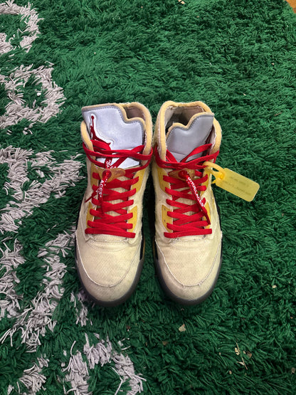 Off White x Jordan 5 “Sail”