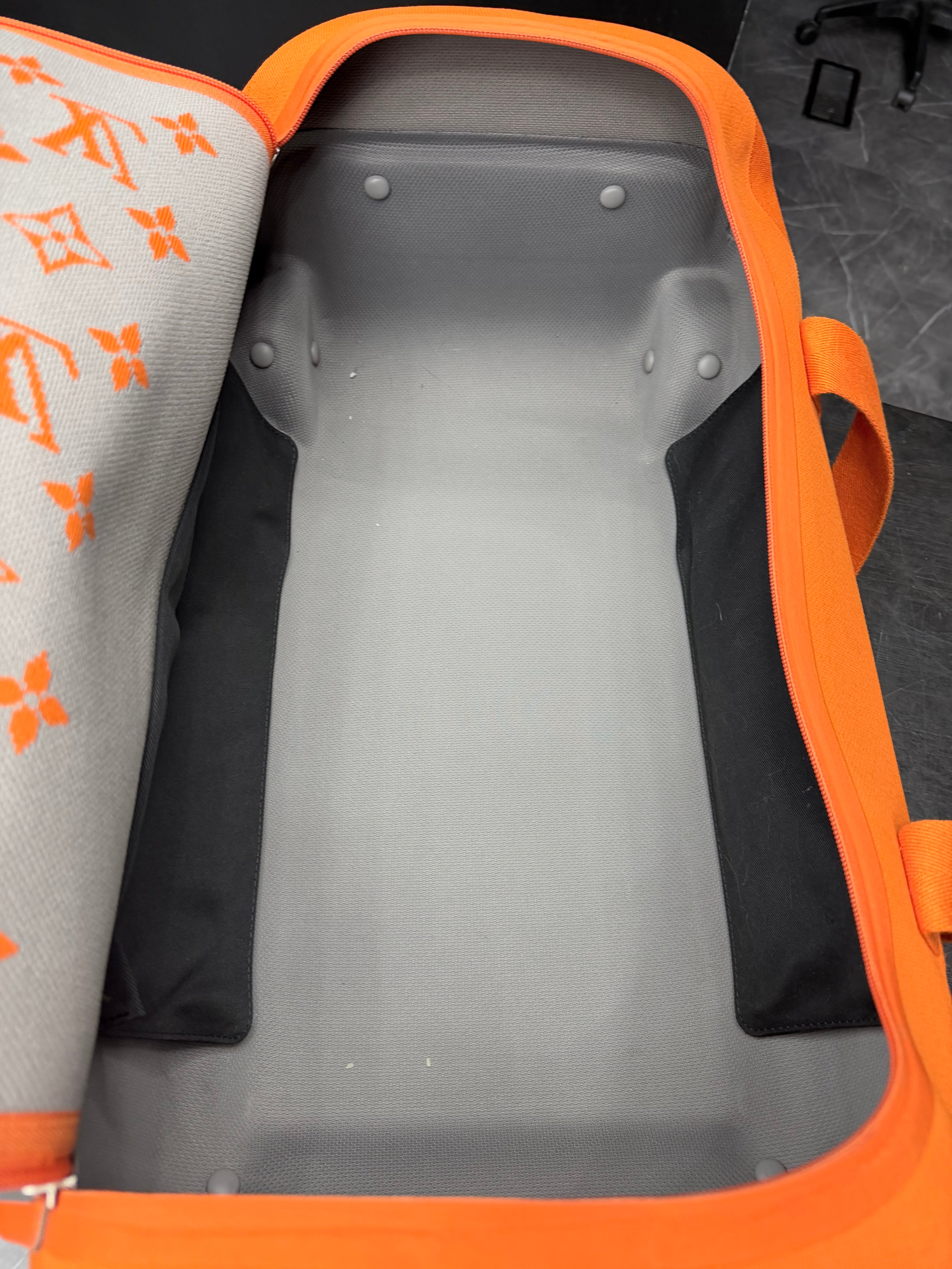 Louis Vuitton Horizon Duffle / Suit Case Soft Orange