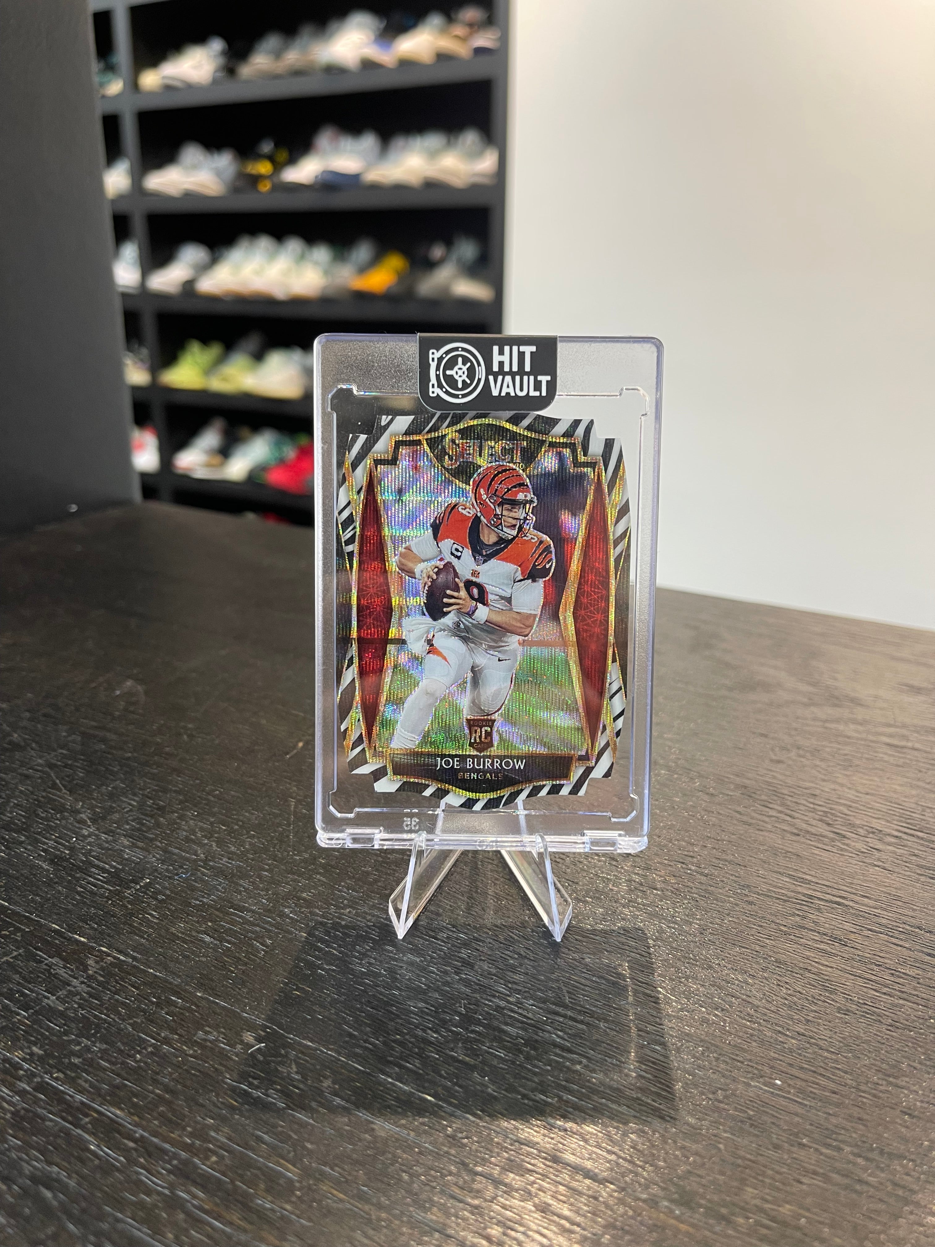 2020 Select Joe Burrow RC #146 Zebra Die-Cut SP