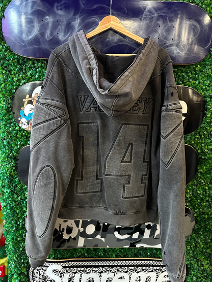 Vale Armor Zip Up Hoodie “Grey”