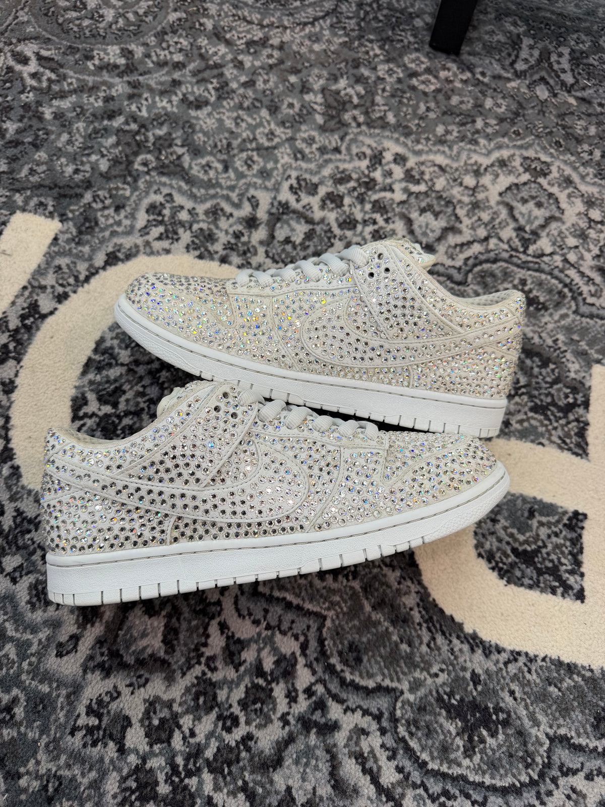 Nike Dunk Low SB x CPFM Swarovski “Platinum”