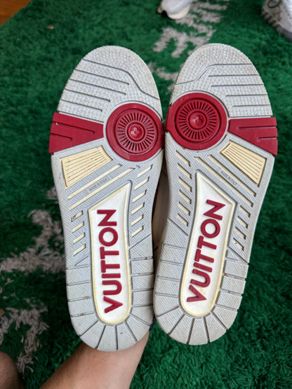 Louis Vuitton Mesh Trainer “White Red”