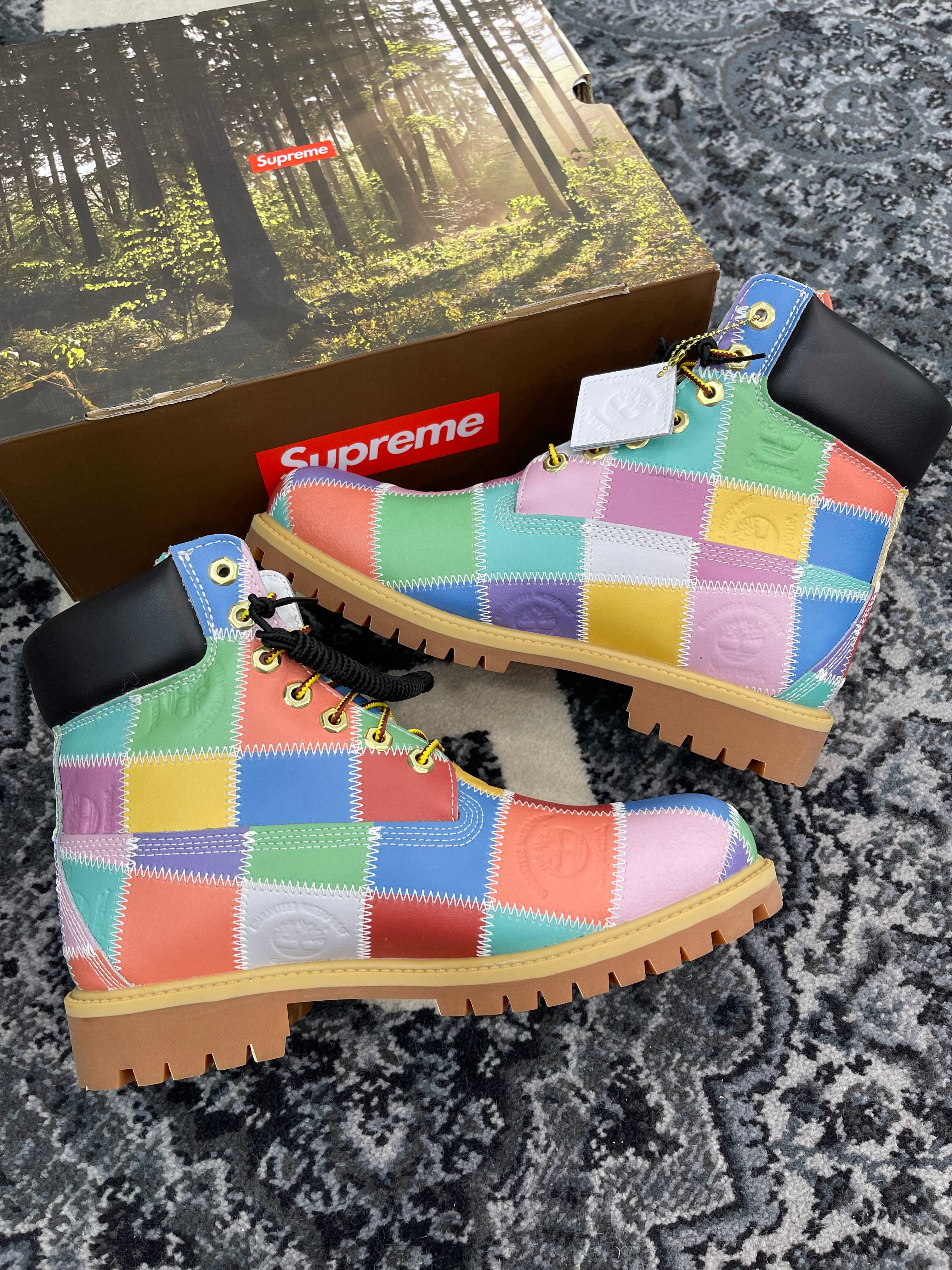Timberland x Supreme 6” Premium Waterproof Boot “Multi-Color”