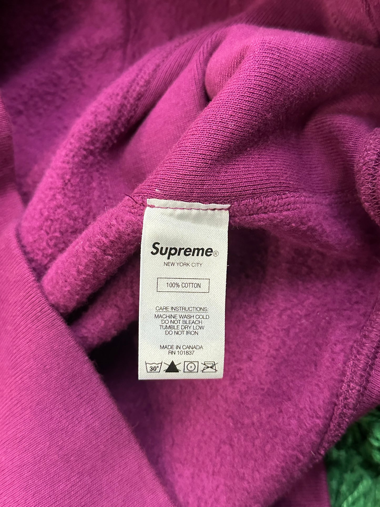 Supreme Hoodie “Paisley Purple F ‘Em All”