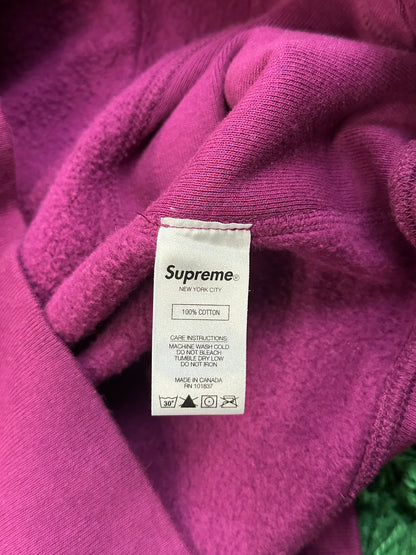 Supreme Hoodie “Paisley Purple F ‘Em All”