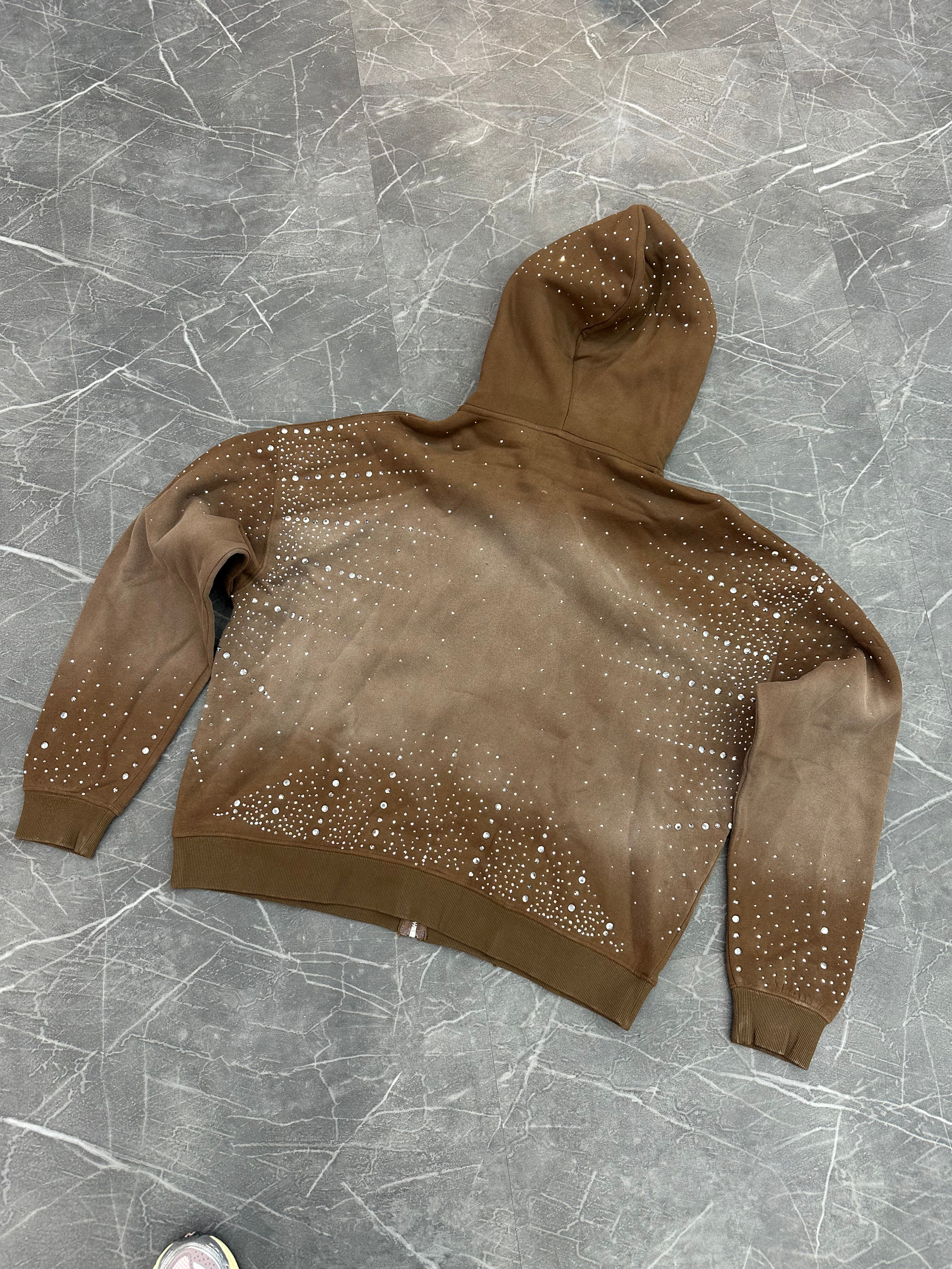 Retrovert Brown Rhinestone Set