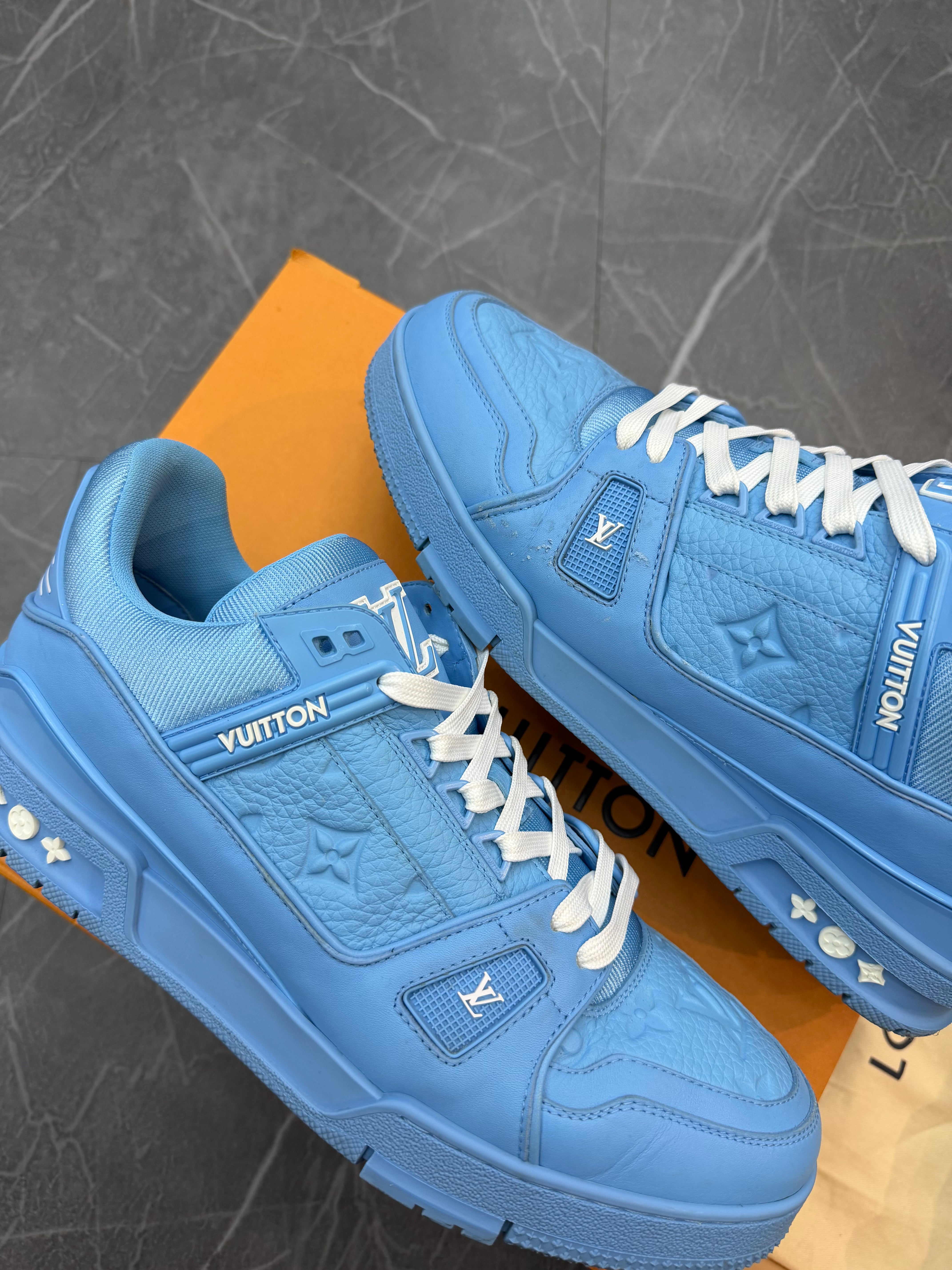 Louis Vuitton Trainer Low Light Blue