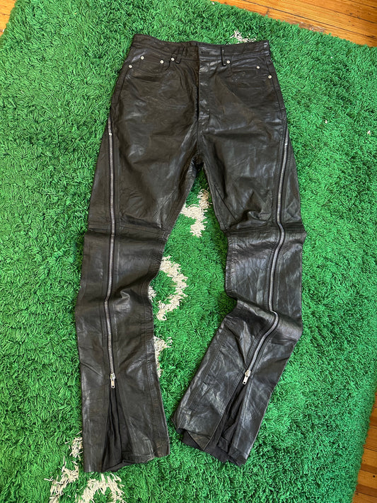 Rick Owens Black Hollywood Bolan Banana Jeans