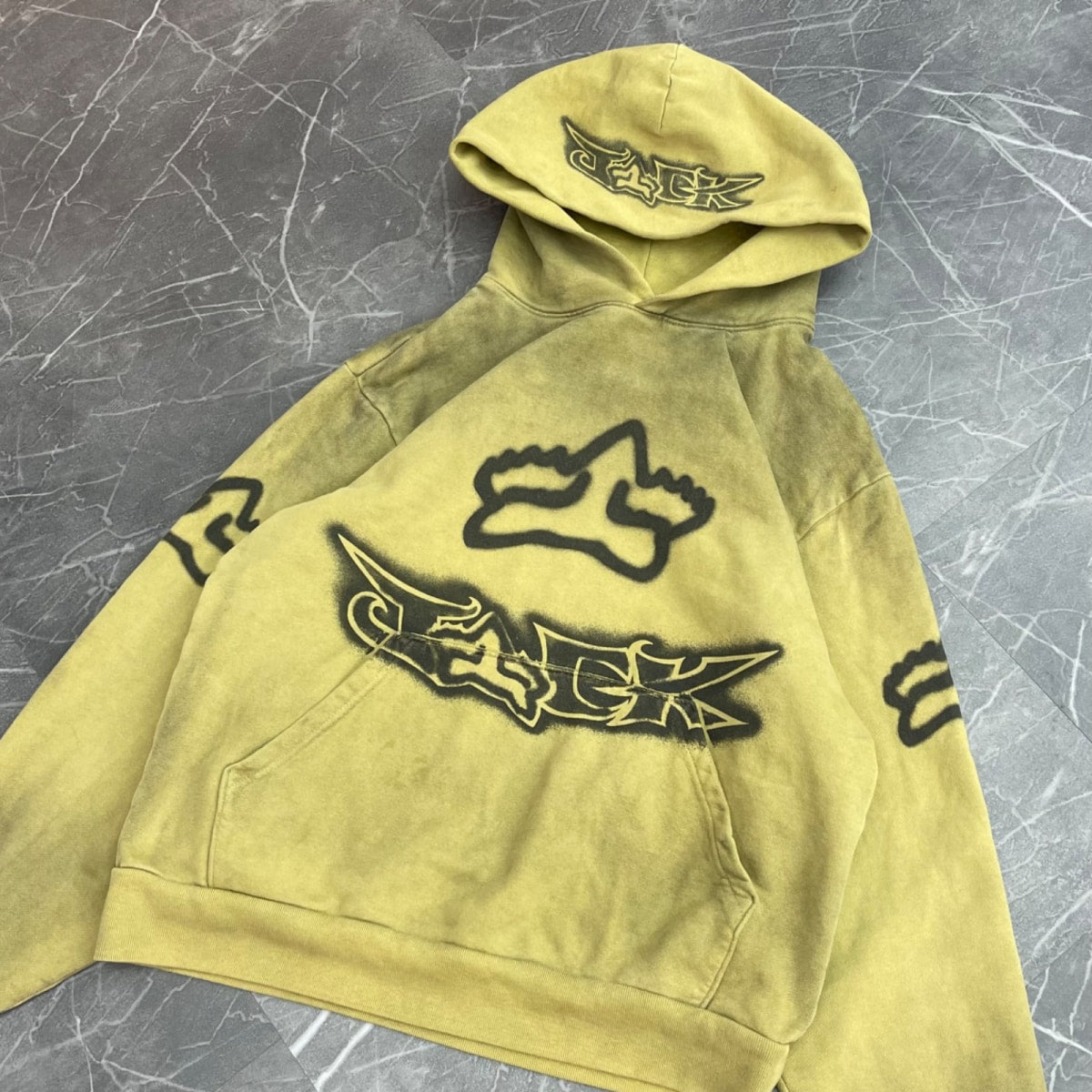 Travis Scott x Fox Racing II Hoodie Light Brown - Image 2
