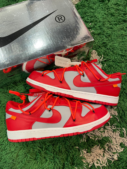 Nike Dunk Low x Off White “University Red”
