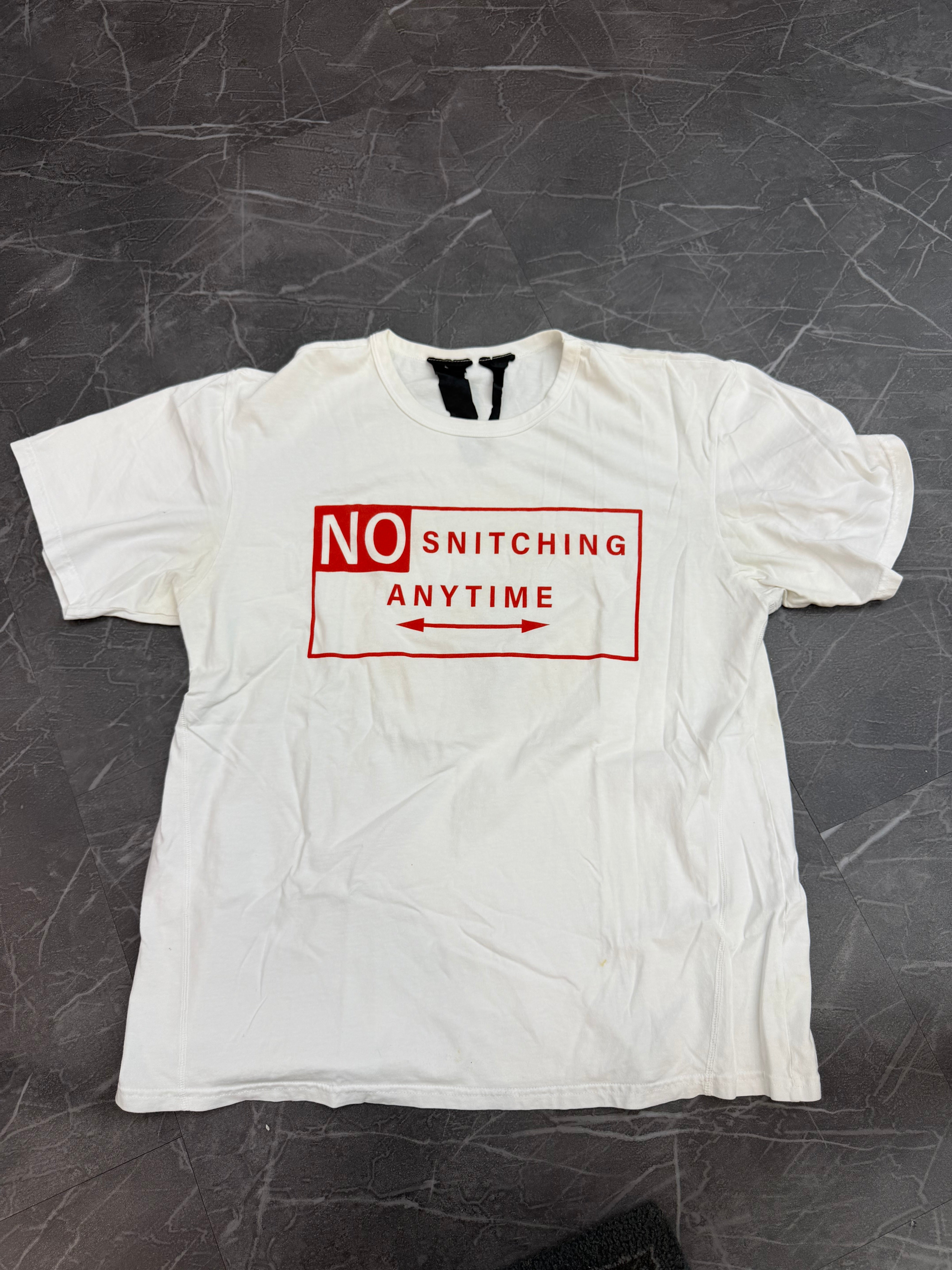 Vlone Tee “No Snitching”