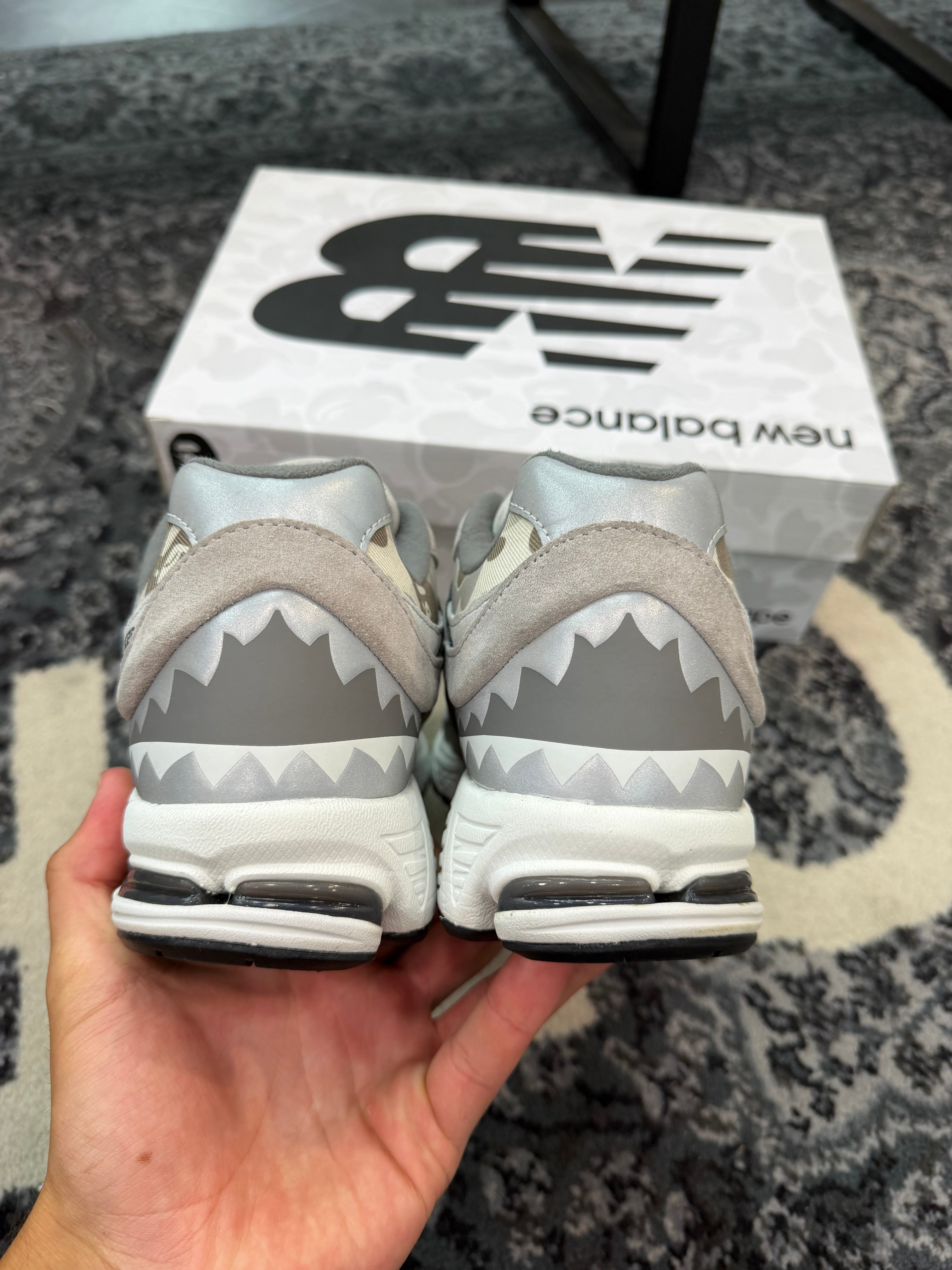 New Balance 2002r x Bape “Grey Camo”