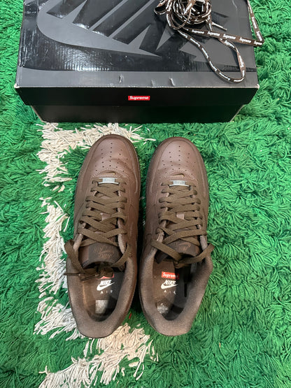 Nike Air Force 1 Low Supreme “Baroque Brown”