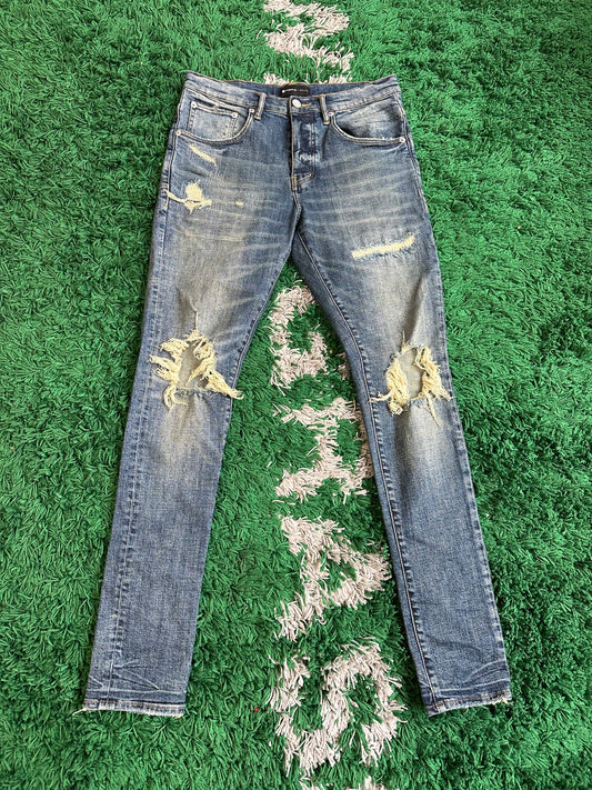 Purple Brand Jeans Rips Blue (30)