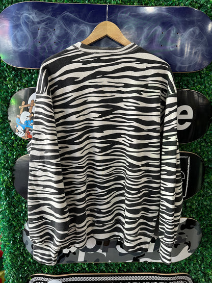 Supreme Box Logo Crewneck “Zebra”