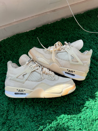 Jordan 4 x Off White “Sail”