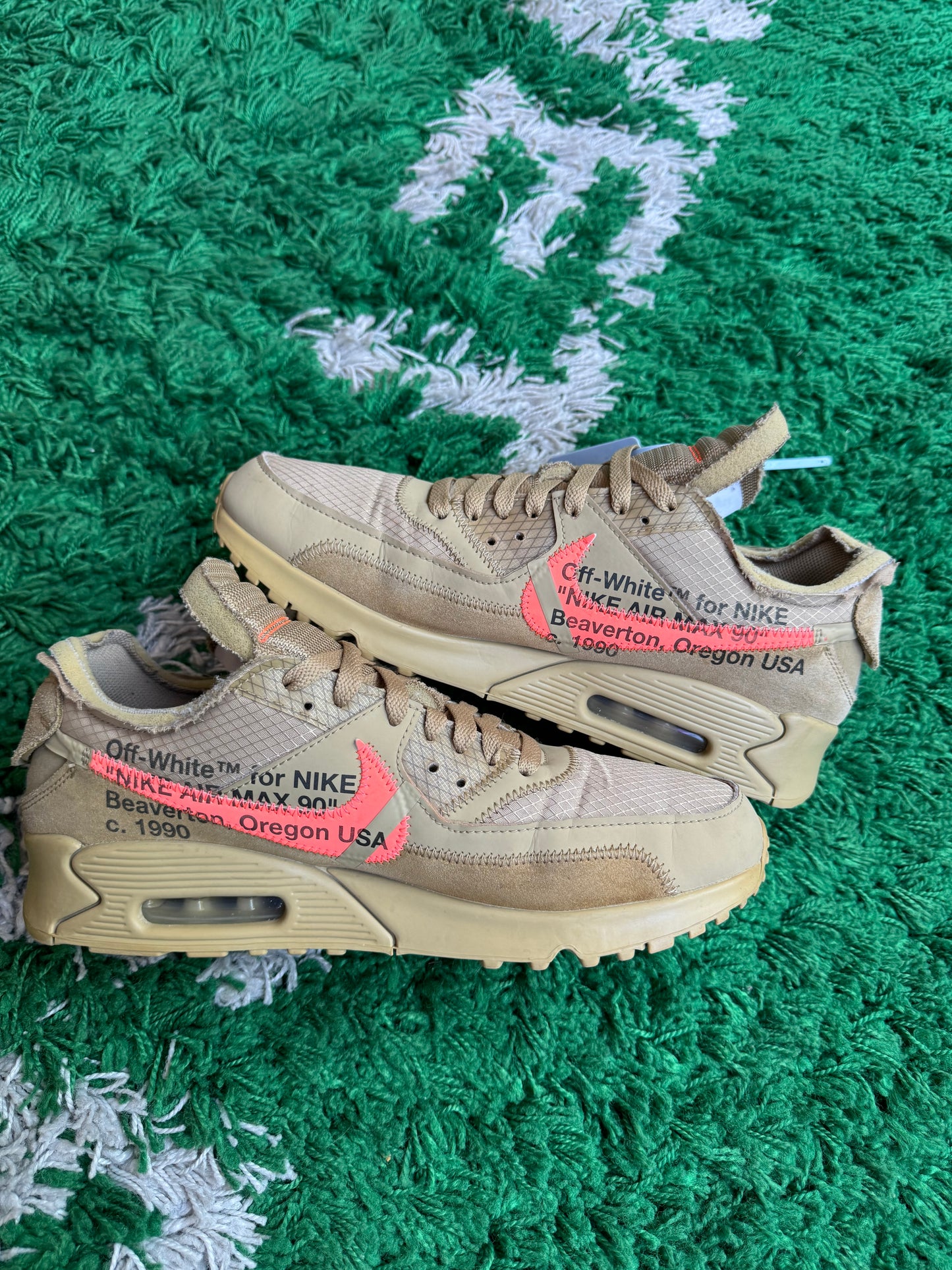 Nike Air Max 90 x Off White “Desert Ore”