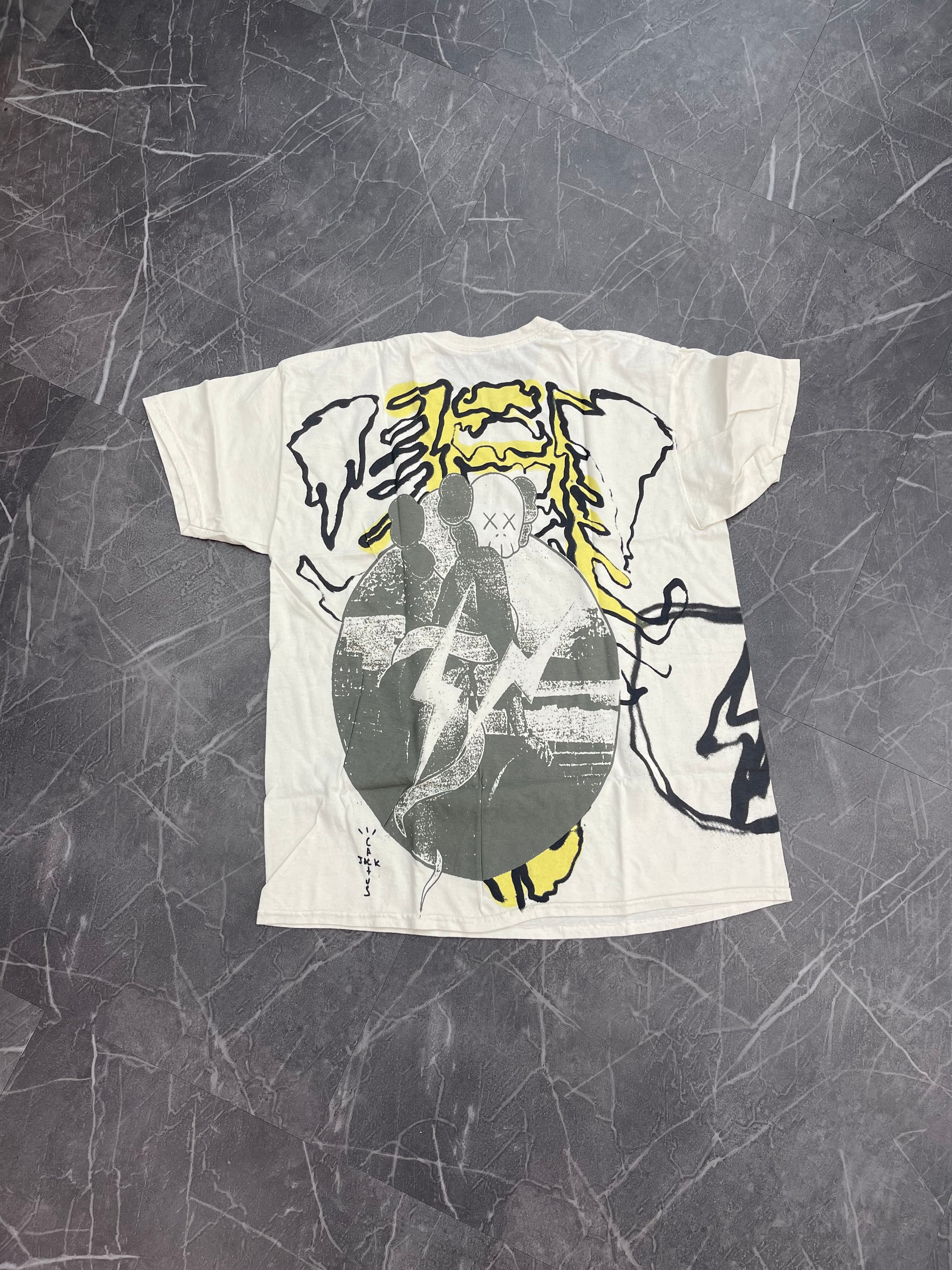 Travis Scott Cactus Jack + Kaws For Fragment Tee