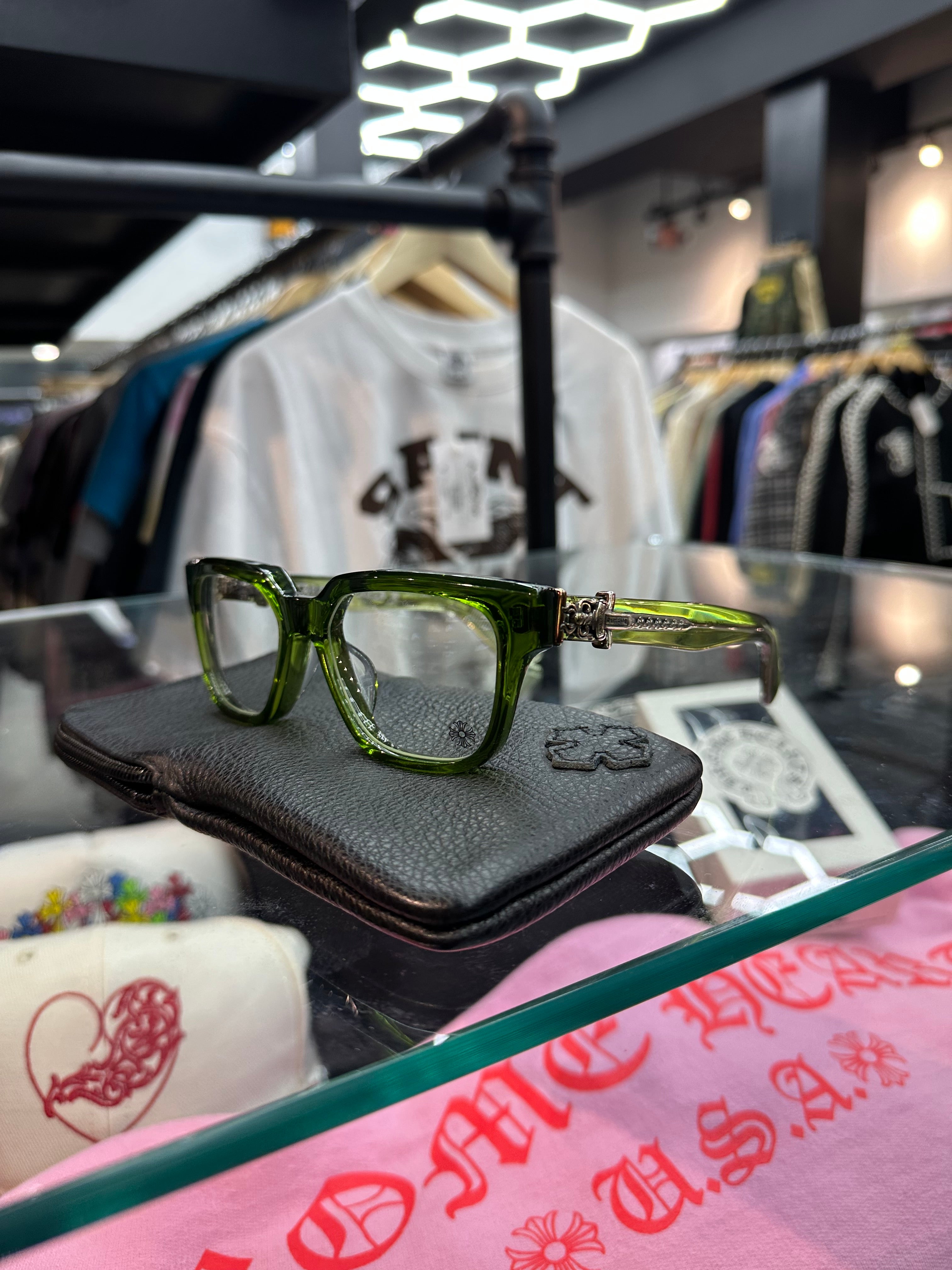 Chrome Hearts VAGILLIONAIRE II Glasses Green