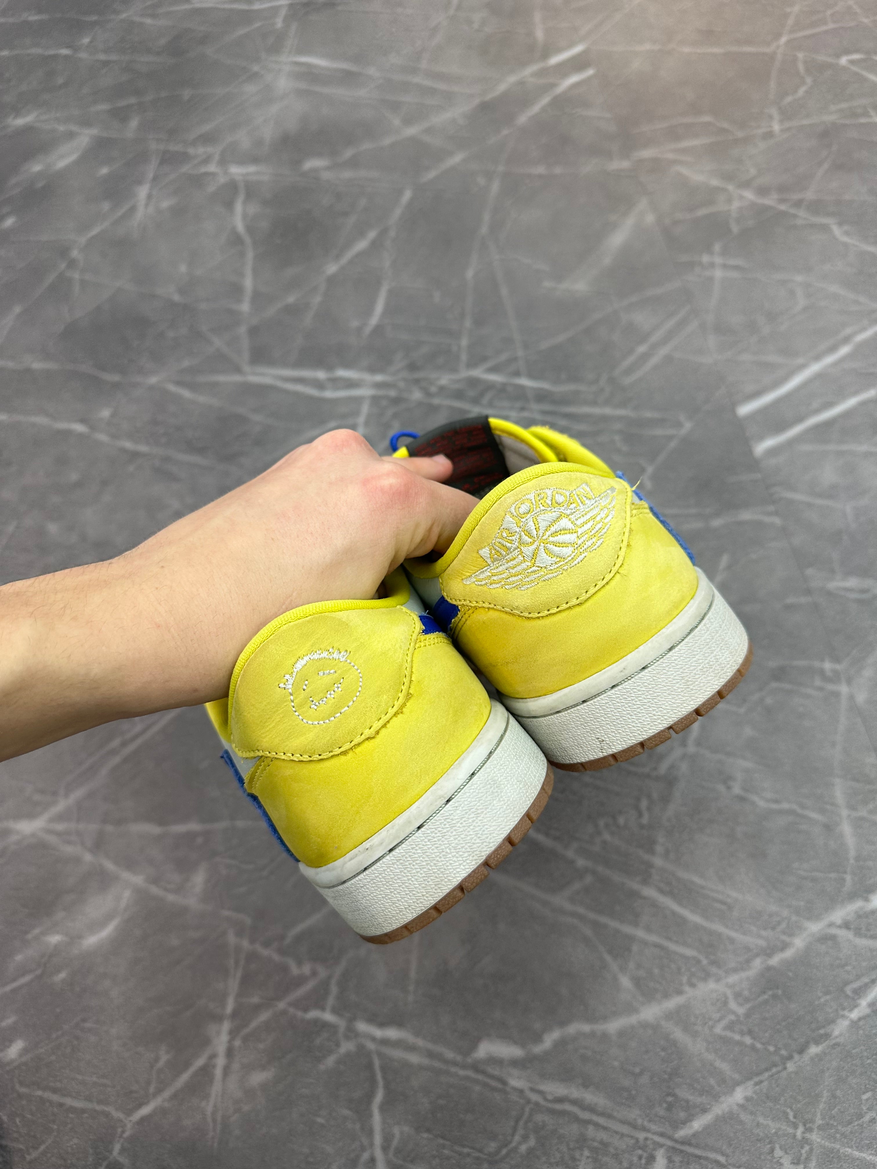 Travis Scott Jordan 1 Low “Canary”