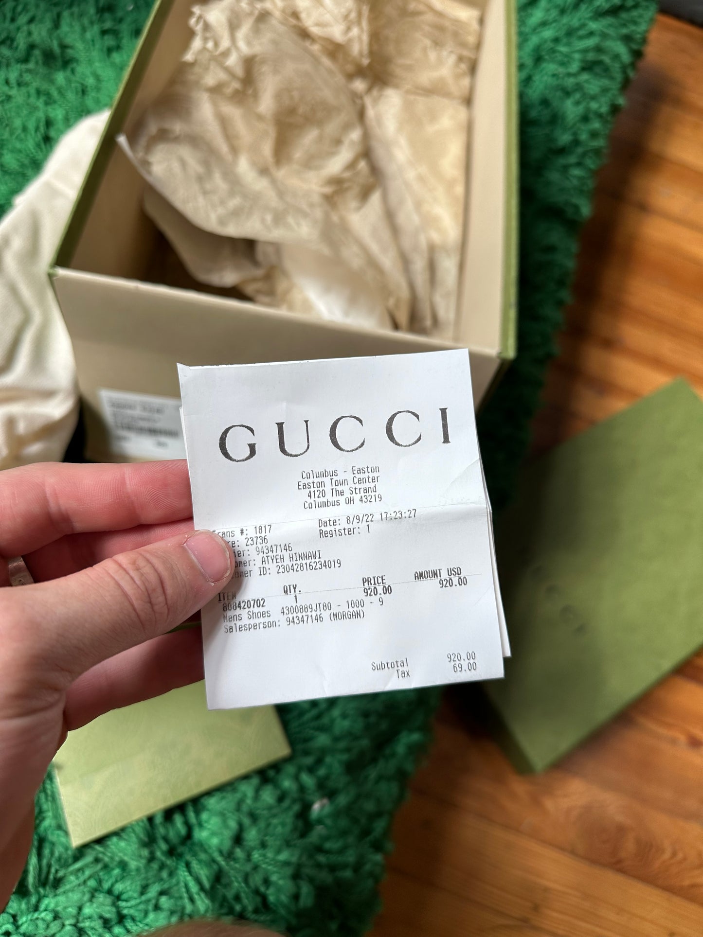 Gucci Jordaan GG Velvet Loafer