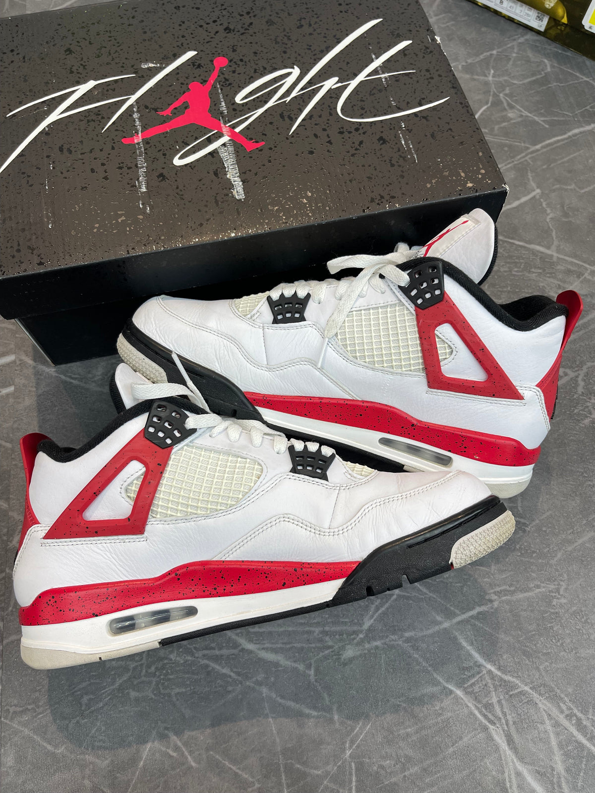 Jordan 4 “Red Cement” (Size 10.5) - Image 2