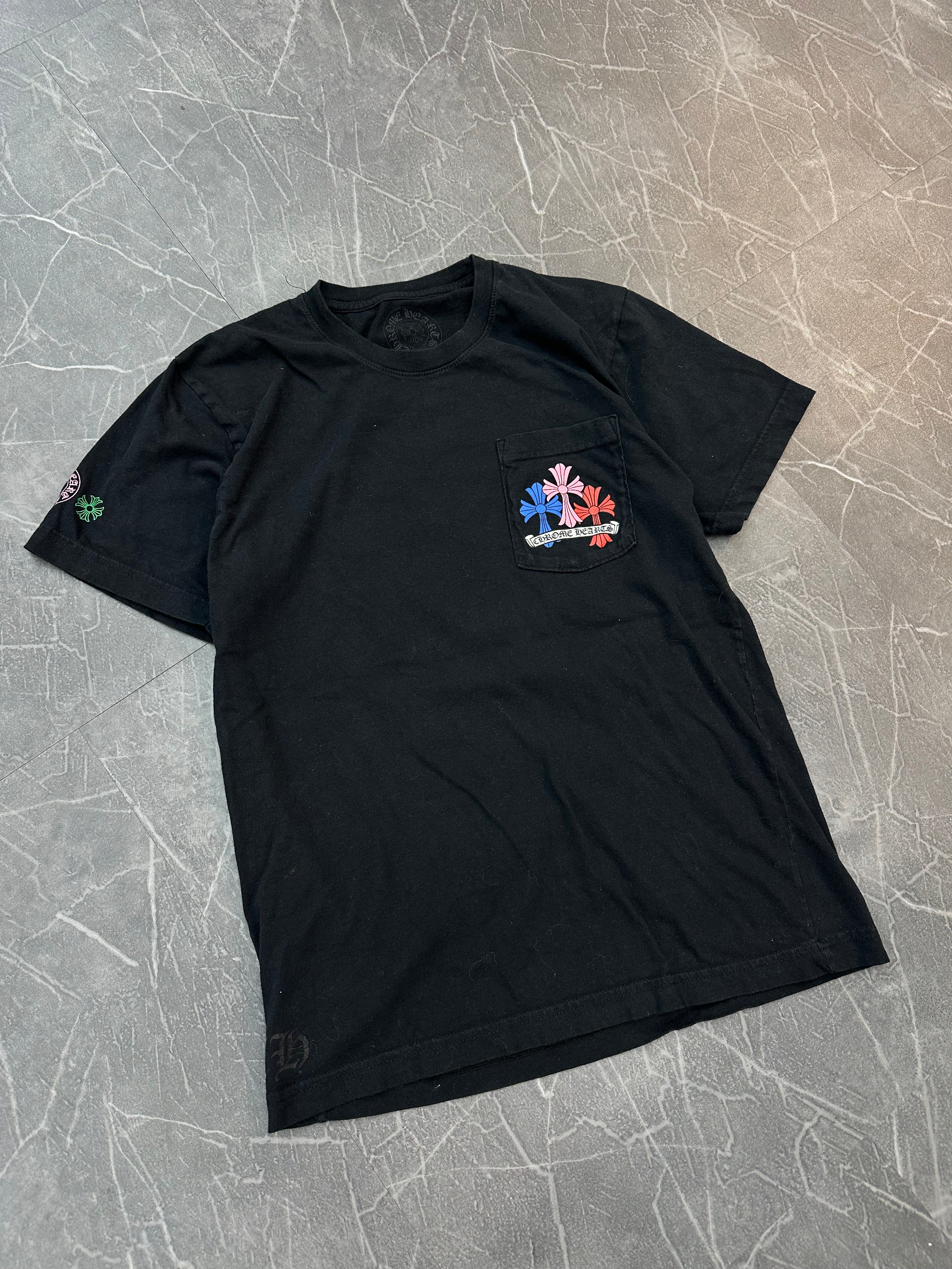 Chrome Hearts Multi Color Cross Tee