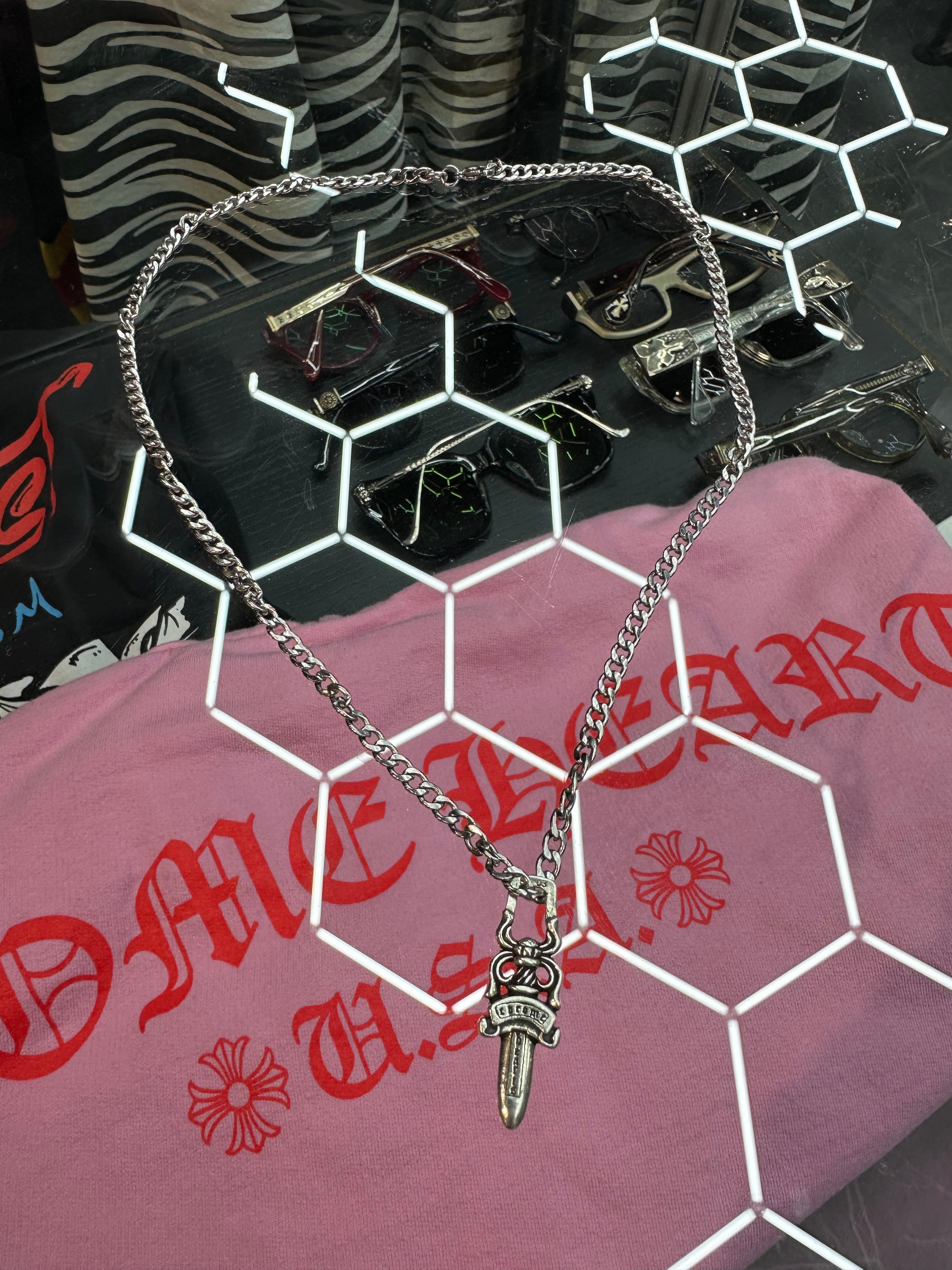 Chrome Hearts Dagger Pendant
