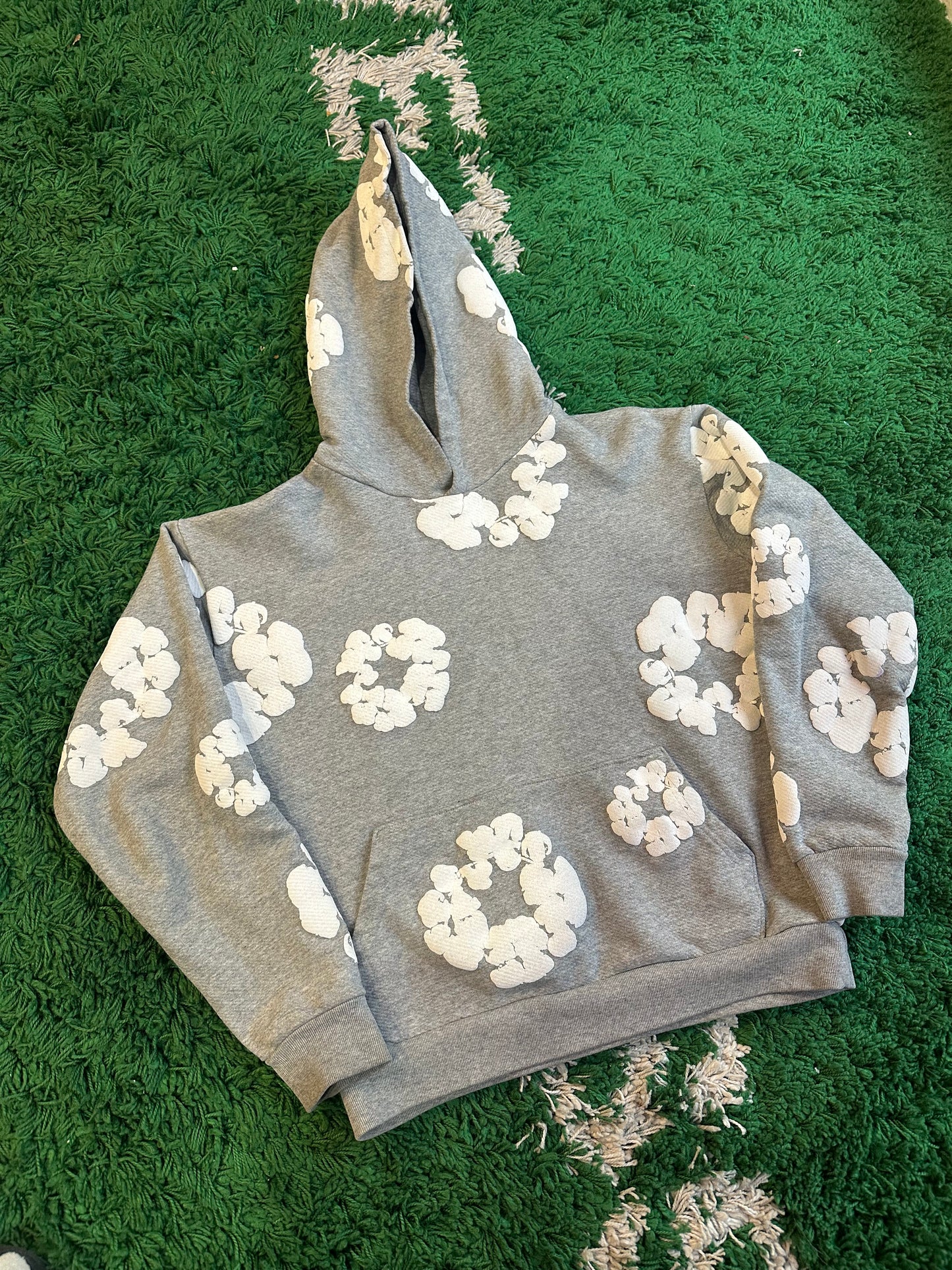 Denim Tears Cotton Wreath Hoodie “Grey”