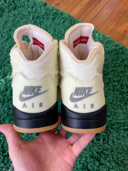 Jordan 5 x Off White “Sail”