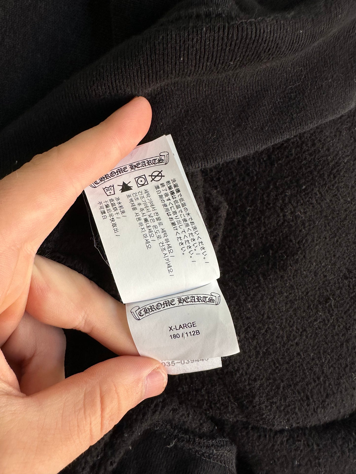 Chrome Hearts Embroidered Hoodie “Black”