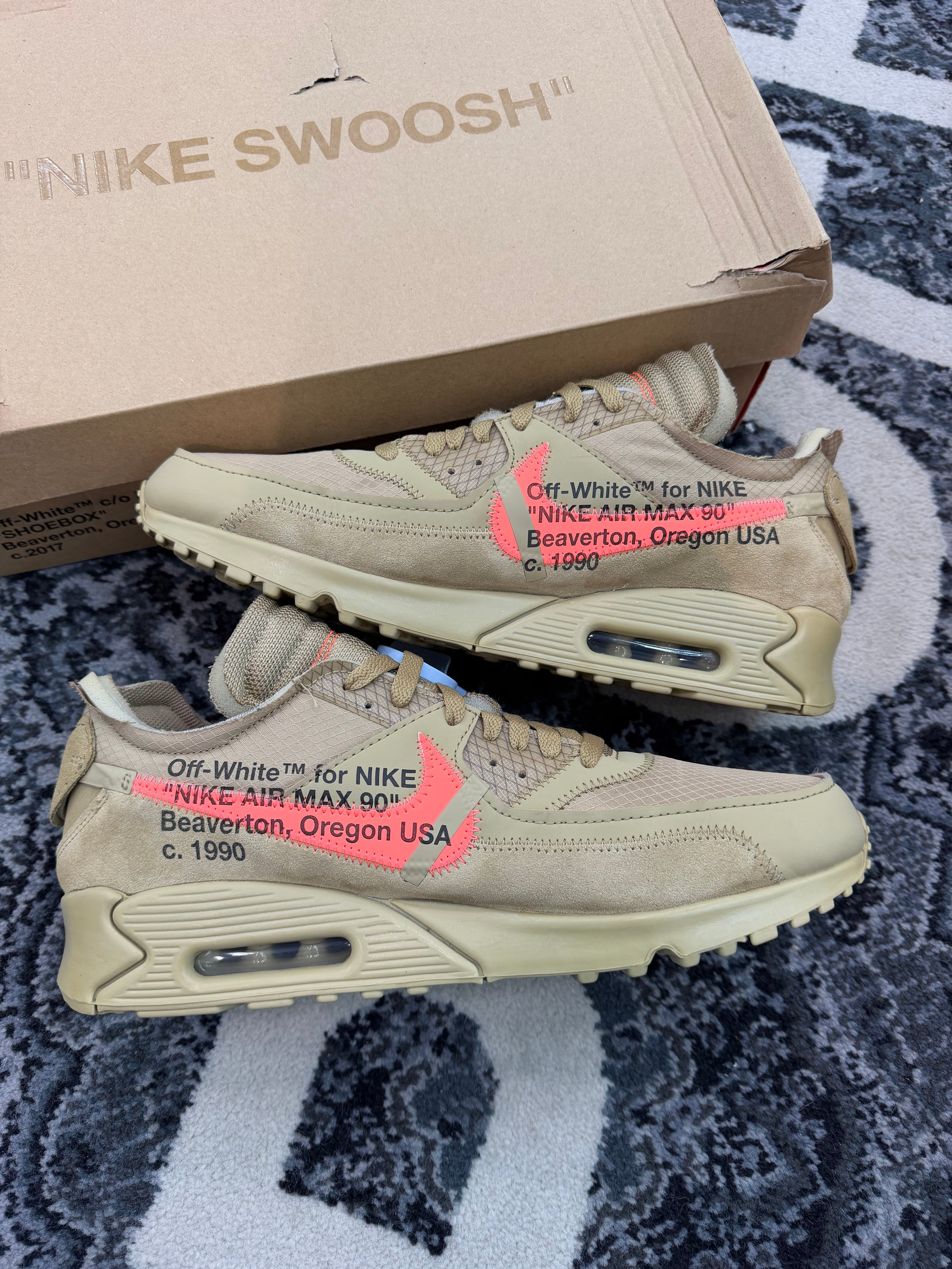 Nike Air Max 90 x Off White “Desert Ore”