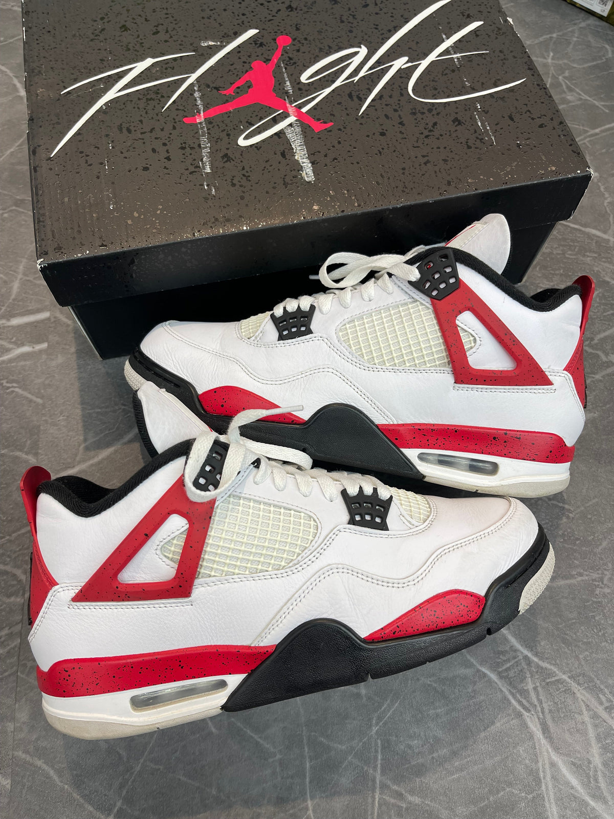 Jordan 4 “Red Cement” (Size 10.5) - Image 1