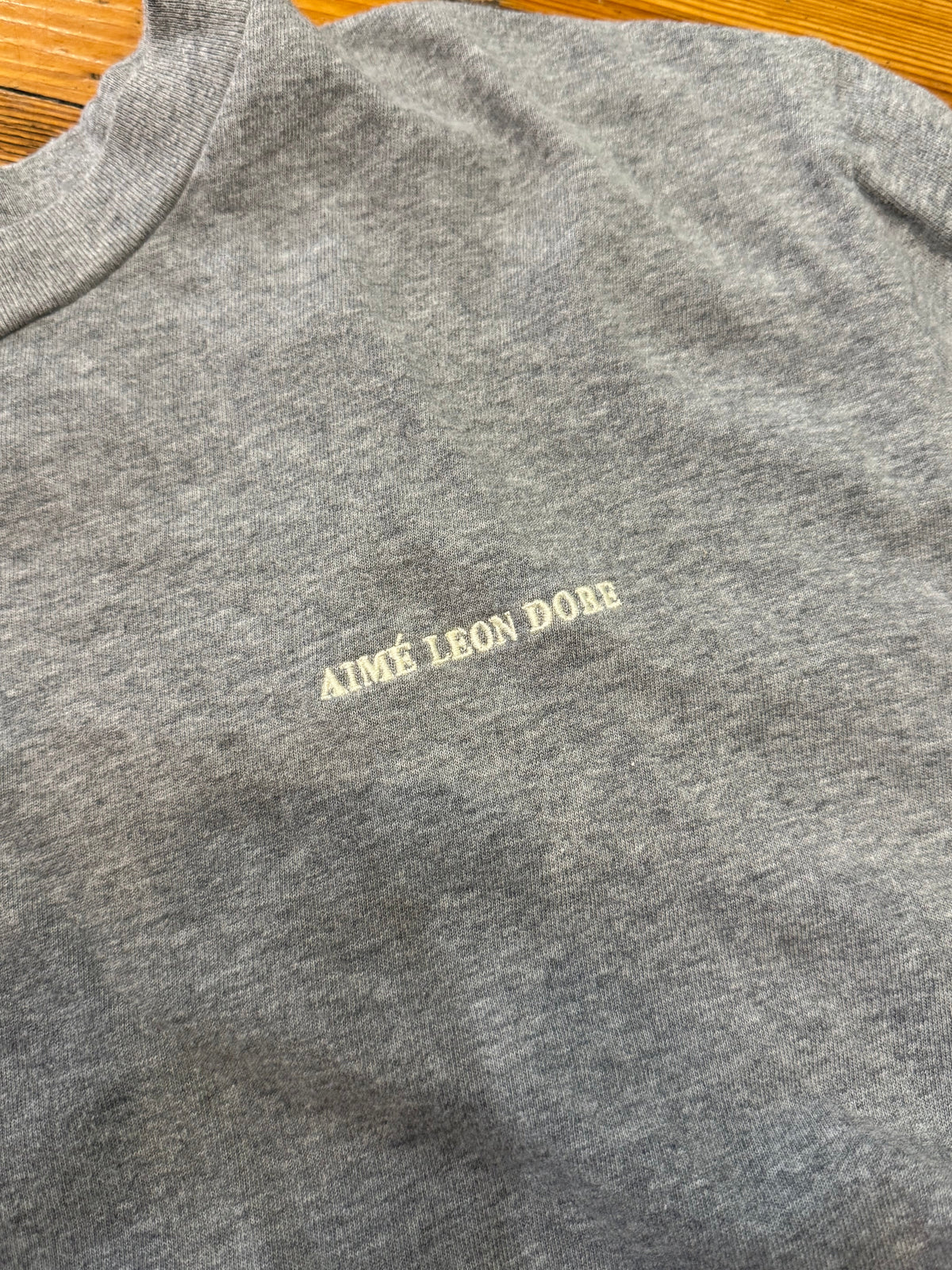 Aime Leon Dore Longsleeve Tee “Grey” (Size XL) (Lightly Worn) - Image 2