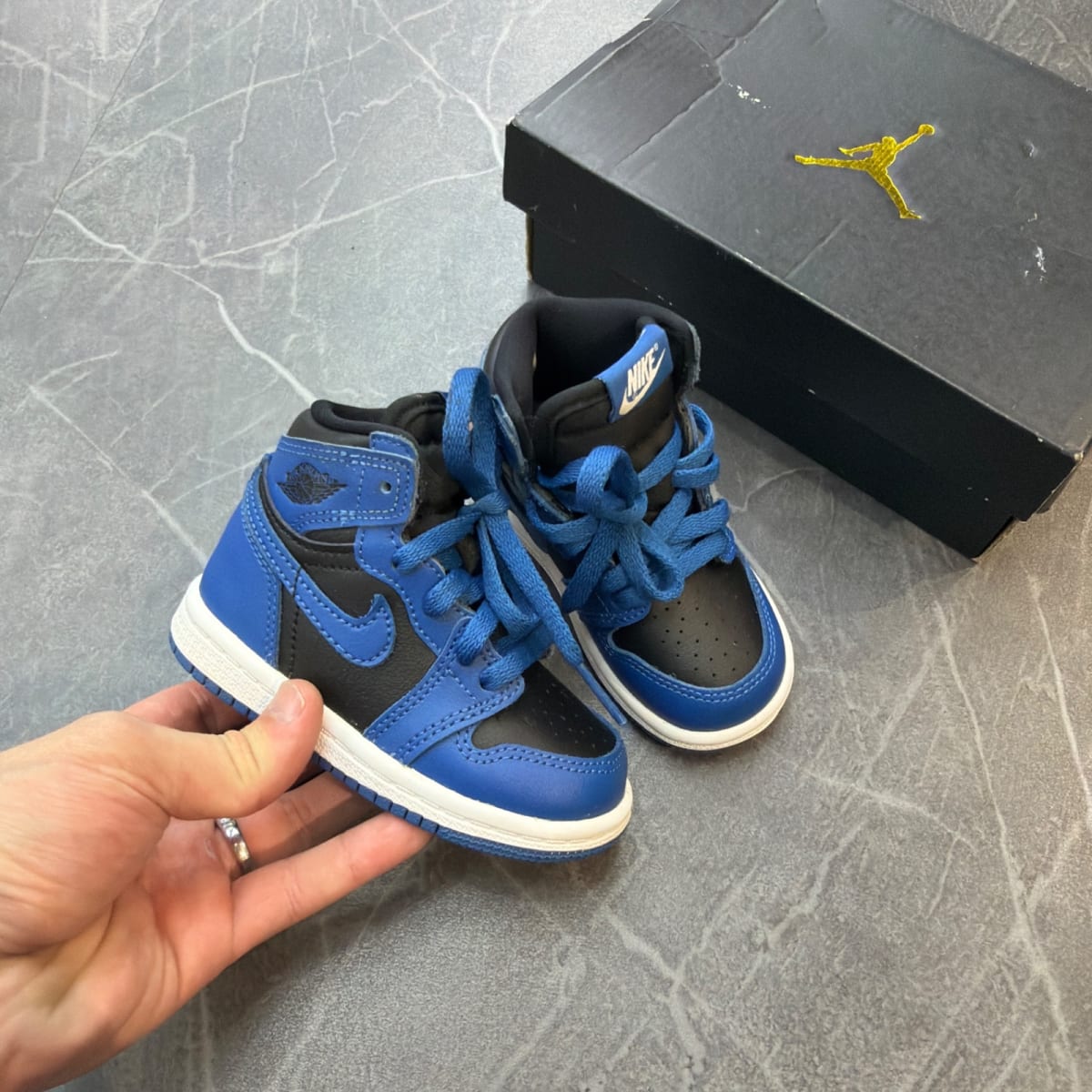 Jordan 1 Retro High OG Dark Marina Blue (TD) (Size 5C)