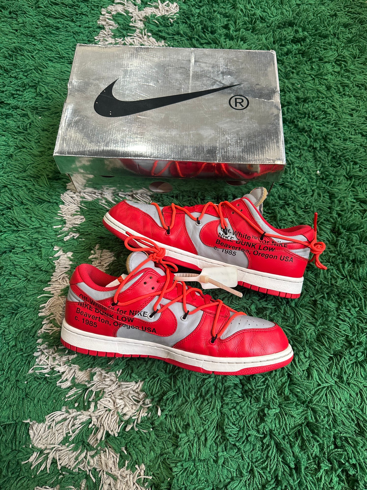 Nike Off White Dunk “University Red”