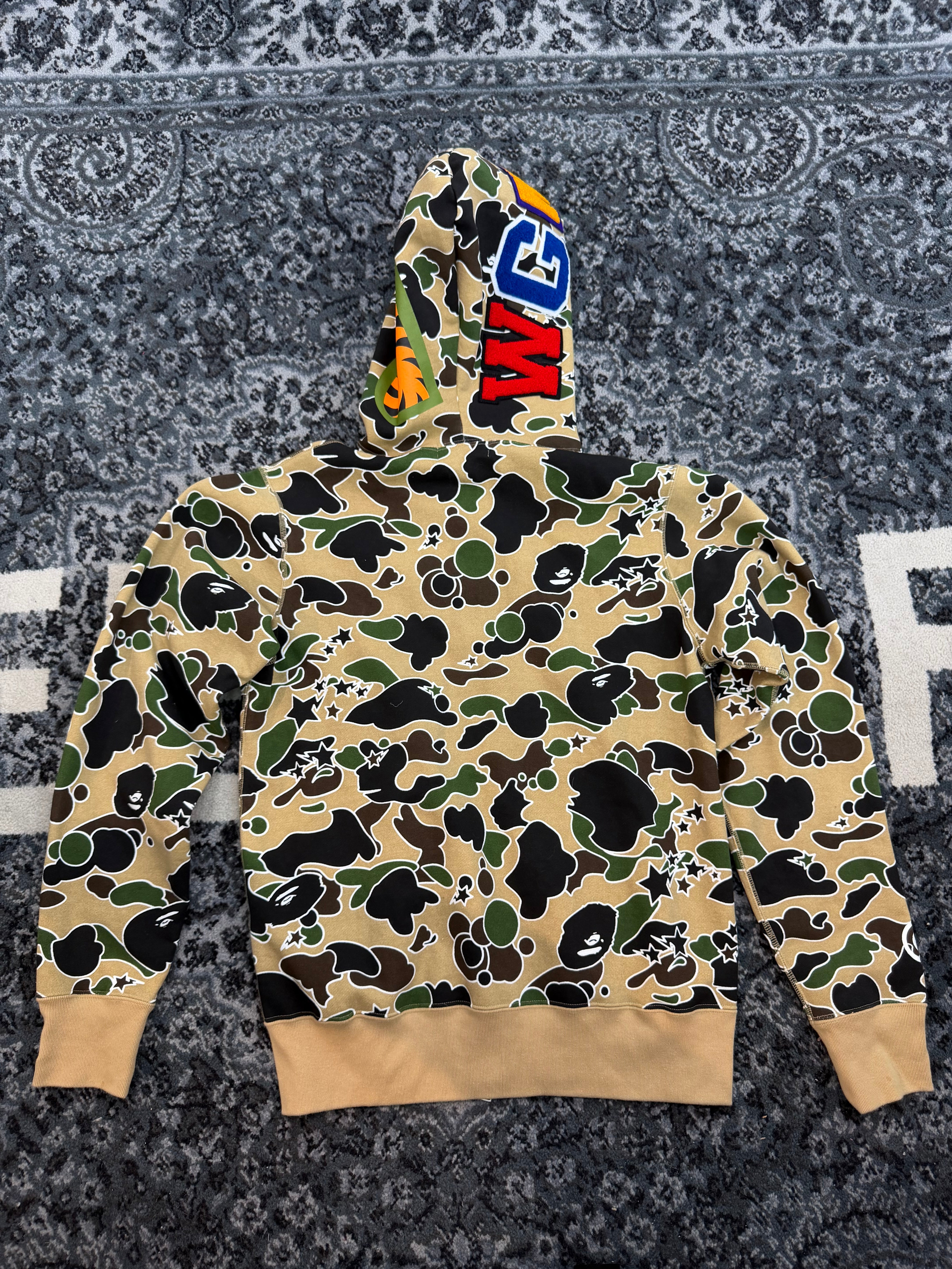 Bape Zip Up “Tan Camo”