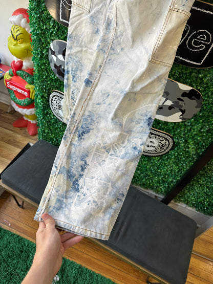 Off-White Bleached Reconstructed Carpenter Jeans (30)